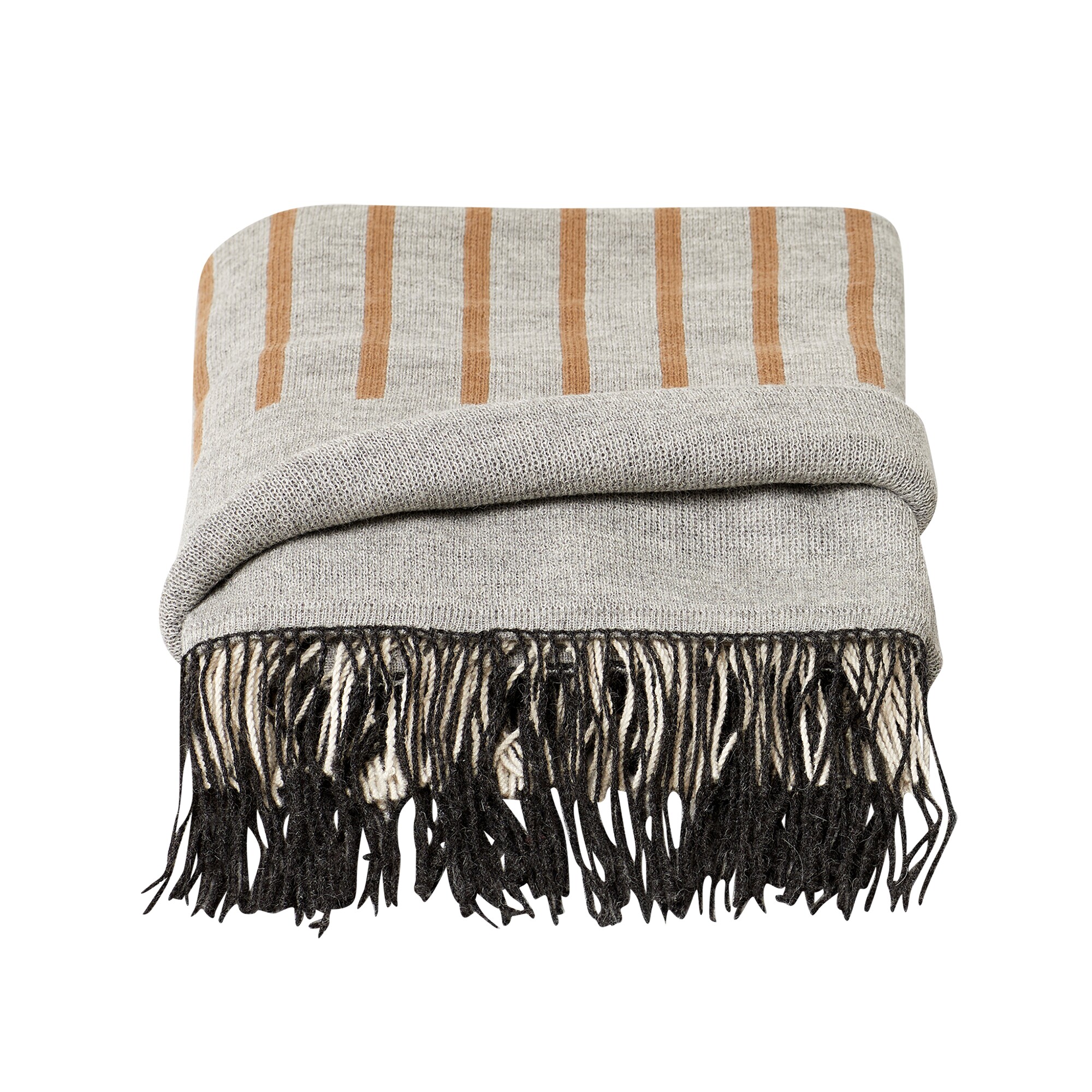 Aymara Blanket Pattern Grey 190x130cm