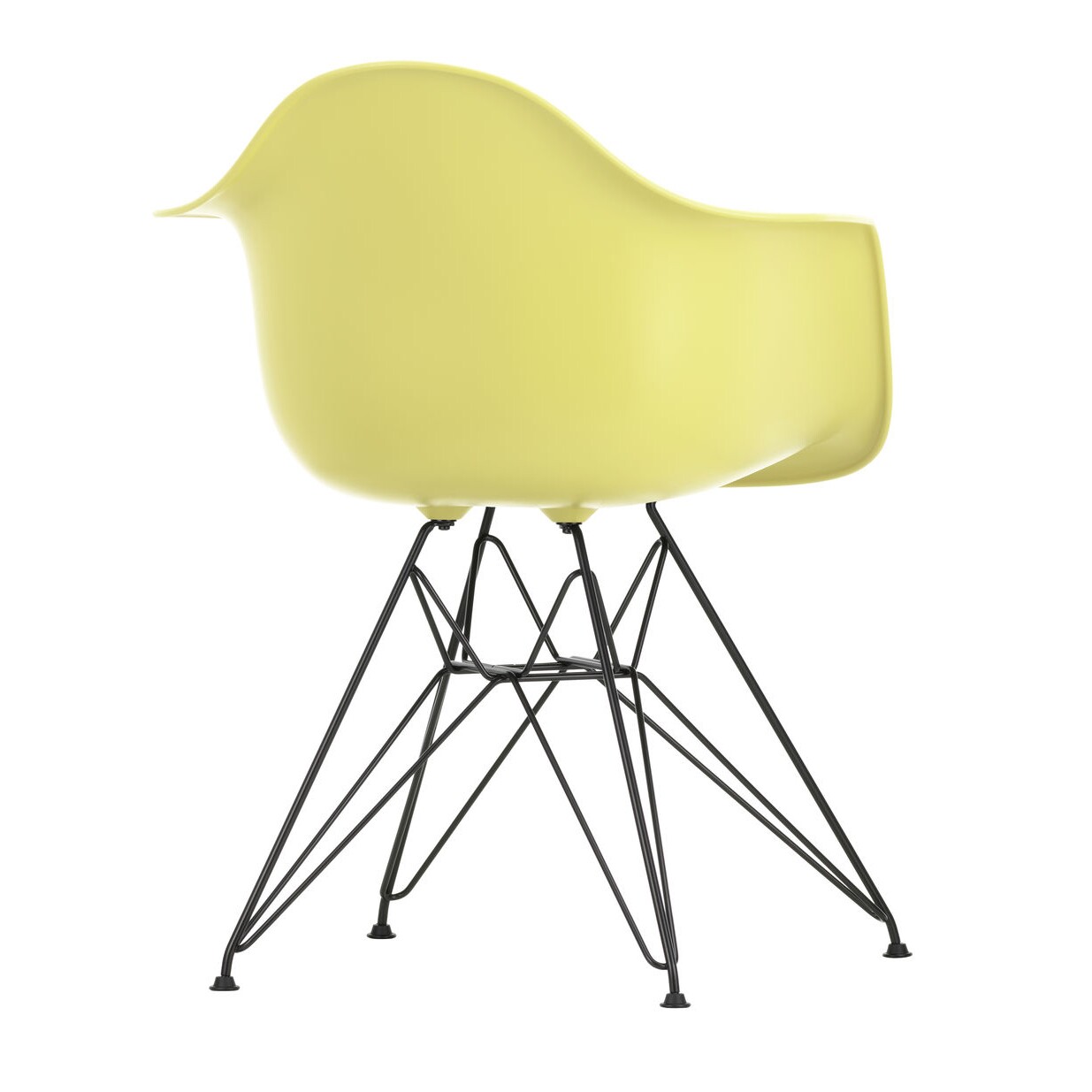 Eames Plastic Armchair DAR RE Black Base