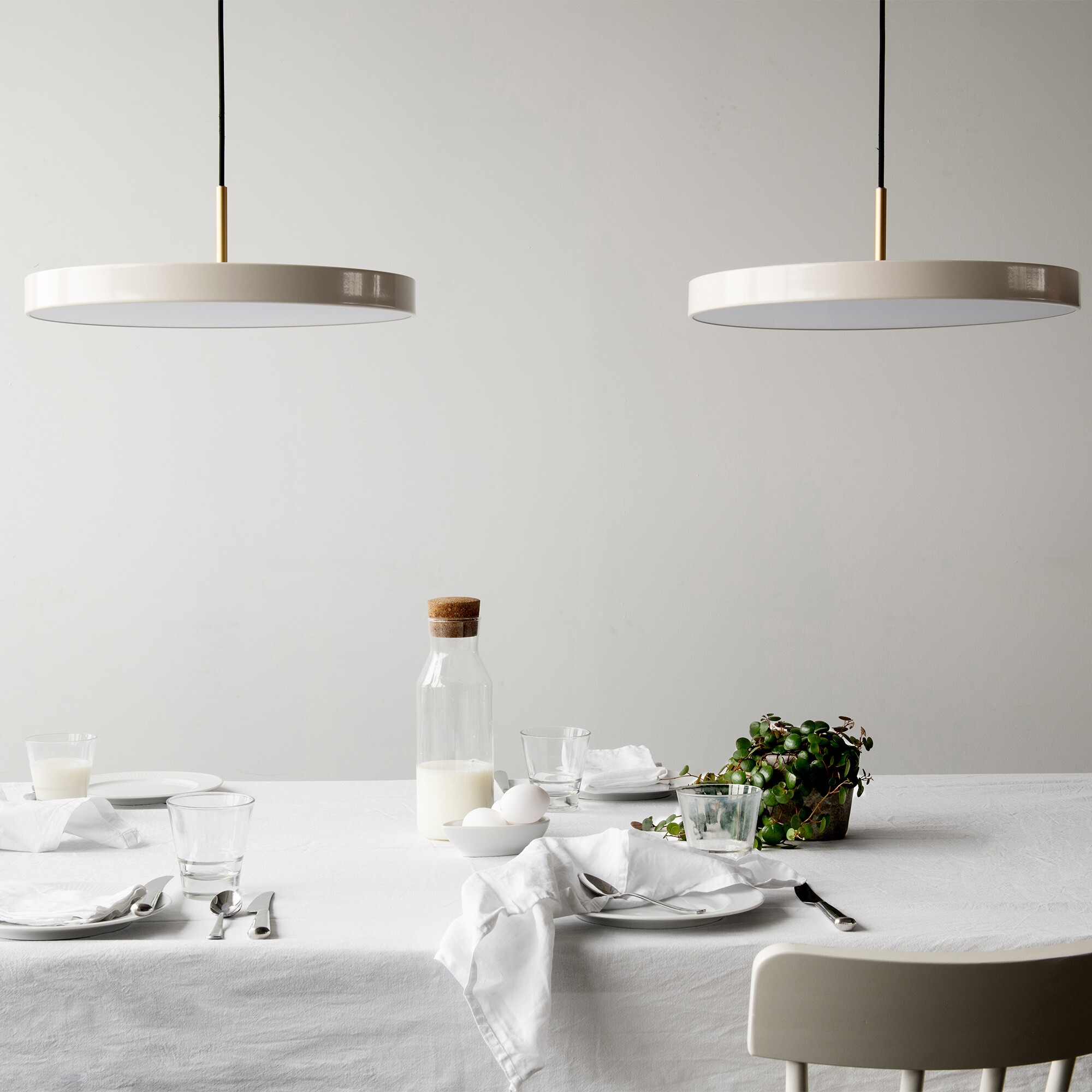 Asteria LED Suspension Lamp Brass