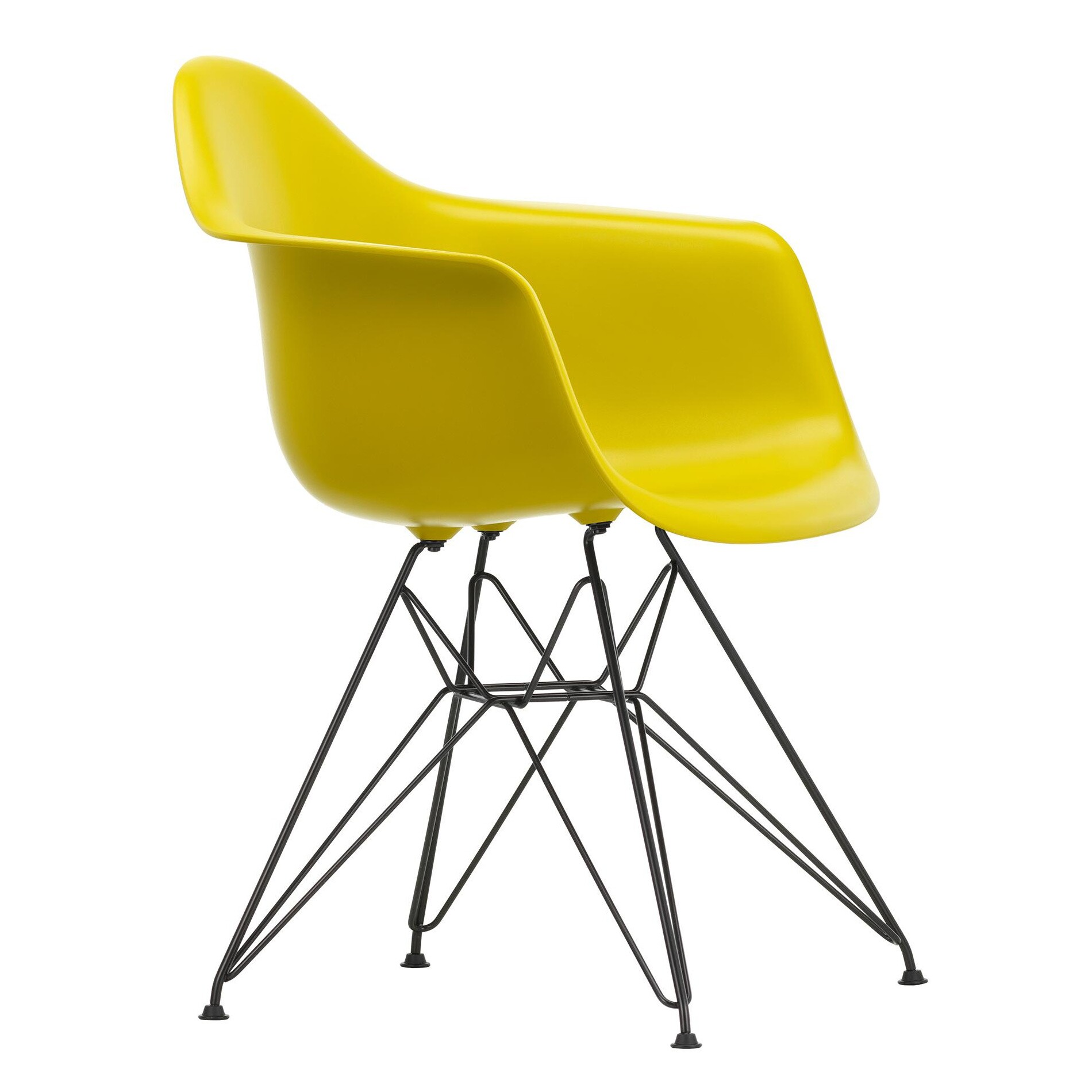 Eames Plastic Armchair DAR RE Black Base
