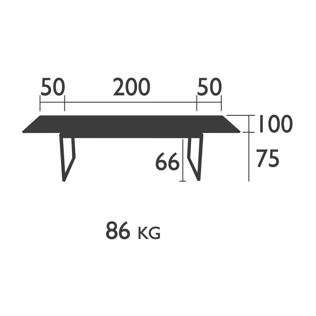 Biarritz Garden Table extendable