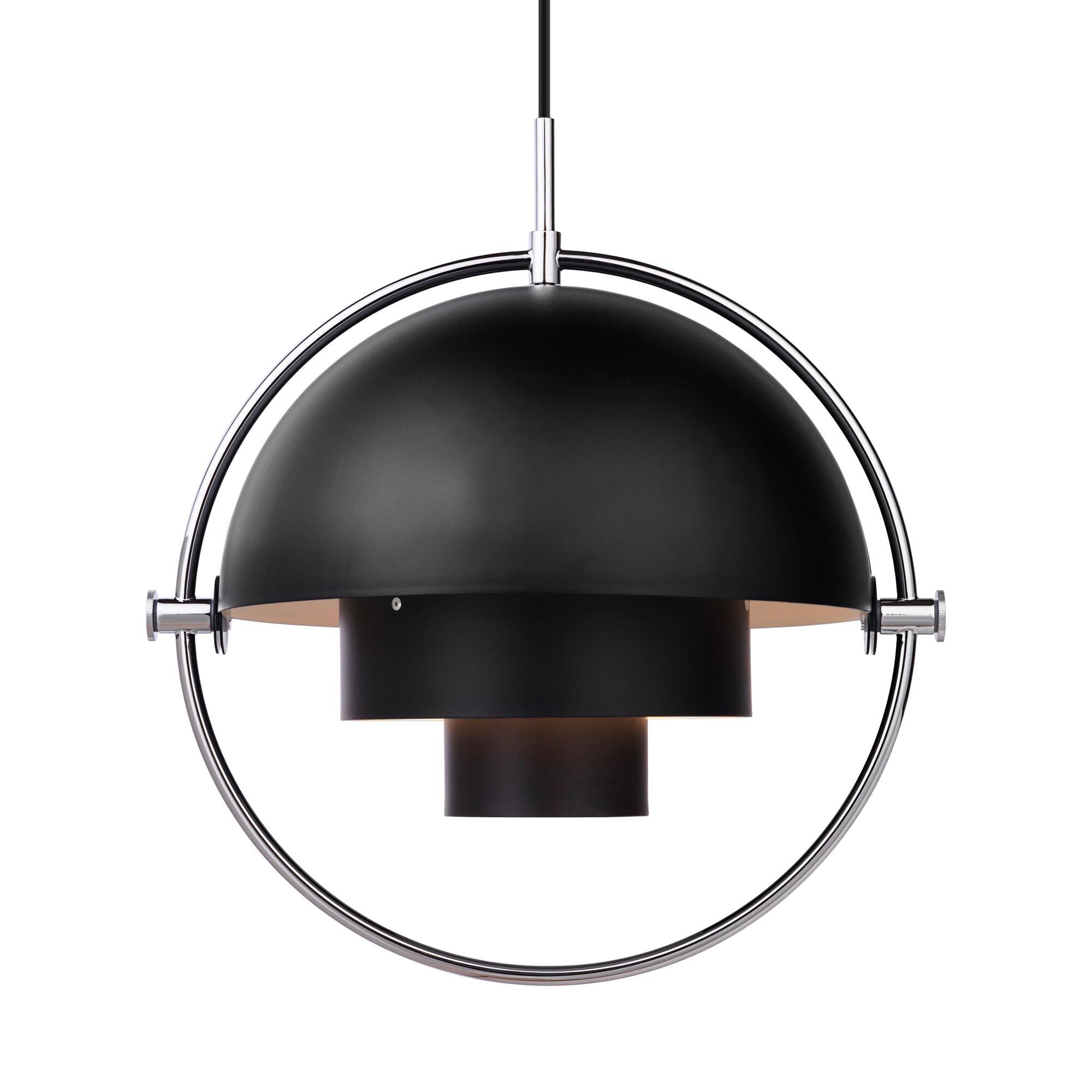 Multi-Lite Suspension Lamp Ø36cm Frame Chrome