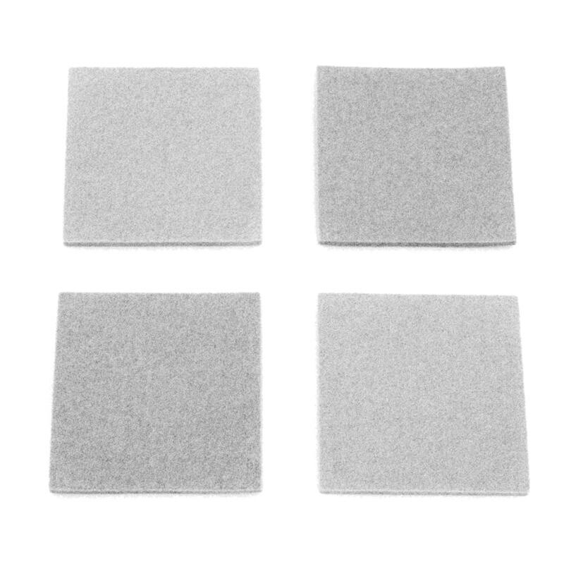 Glass Coaster Square Set of 4 9x9cm