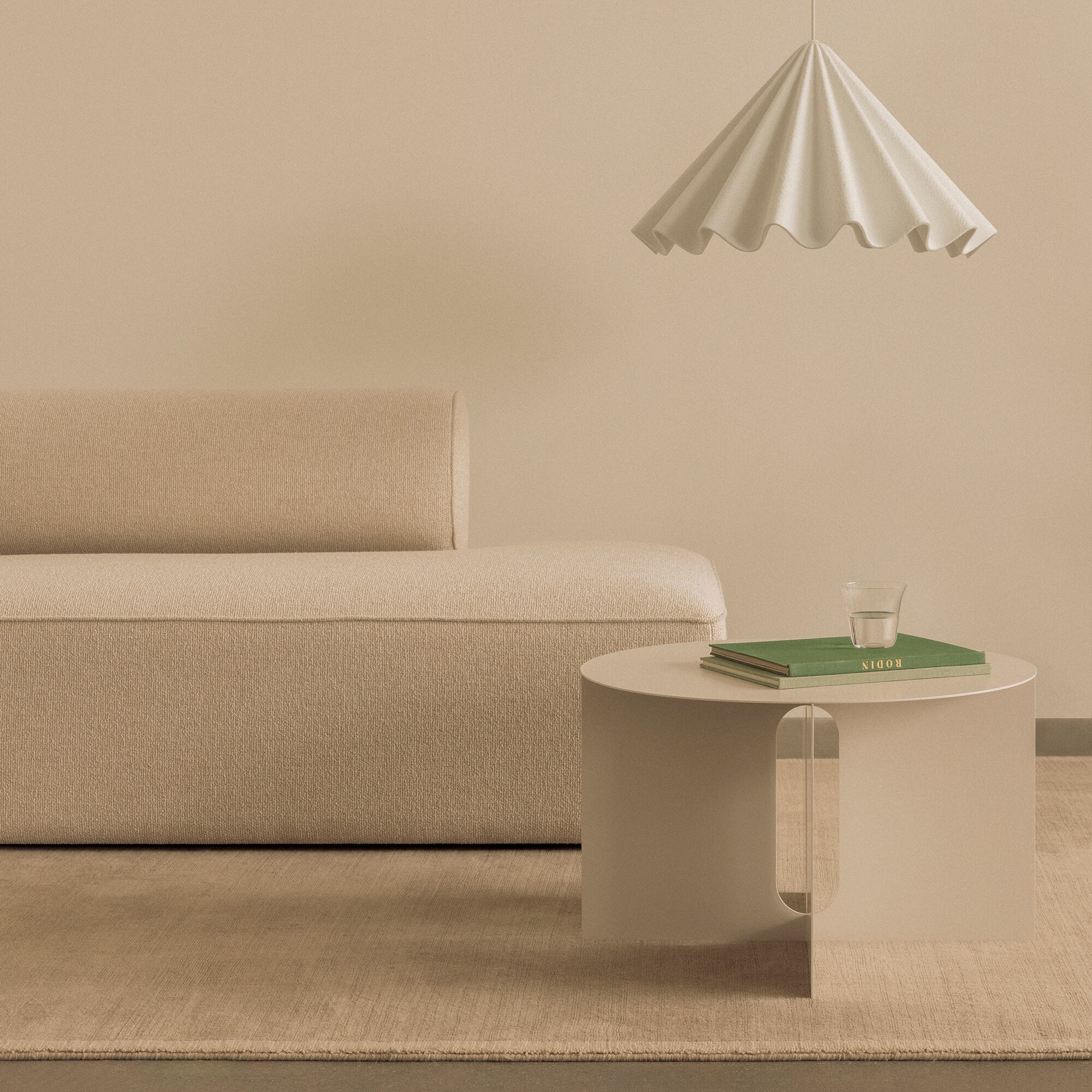 Androgyne Side Table Steel Ø 63cm