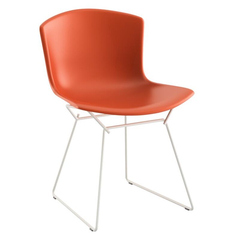 Bertoia Plastic Side Chair Frame White