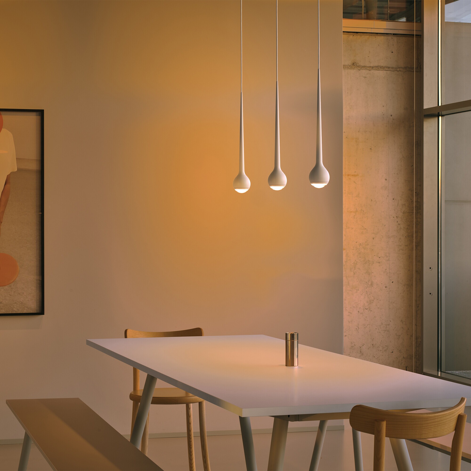 Falling Sun LED Suspension Lamp with App Control