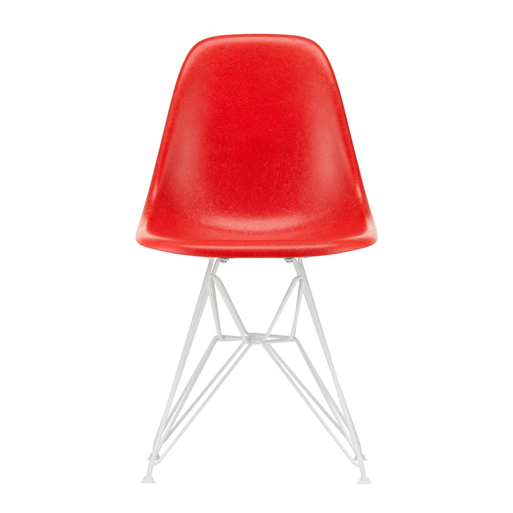 Eames Fiberglass Side Chair DSR White Base