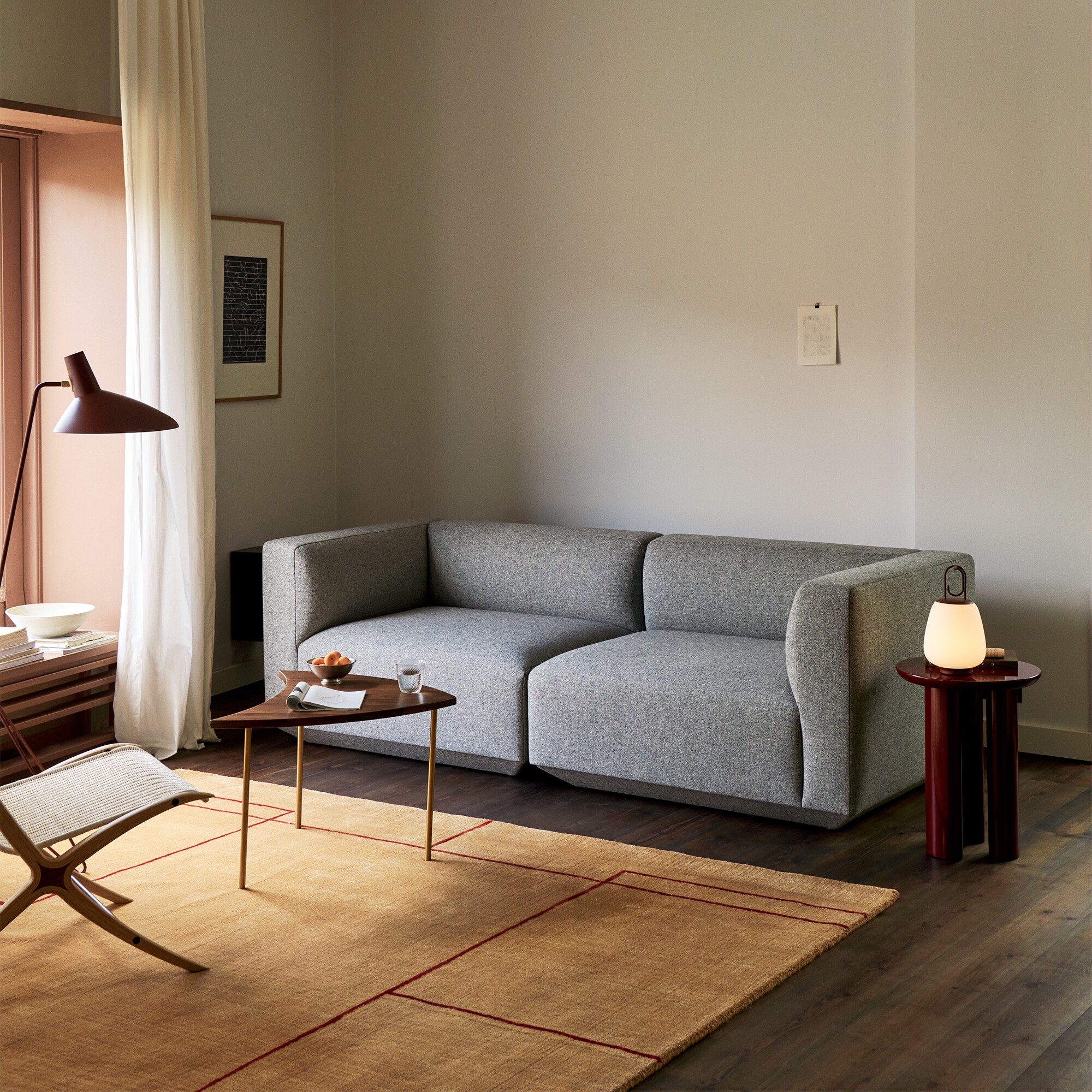 Develius 2-Seater Sofa 220x70x89cm