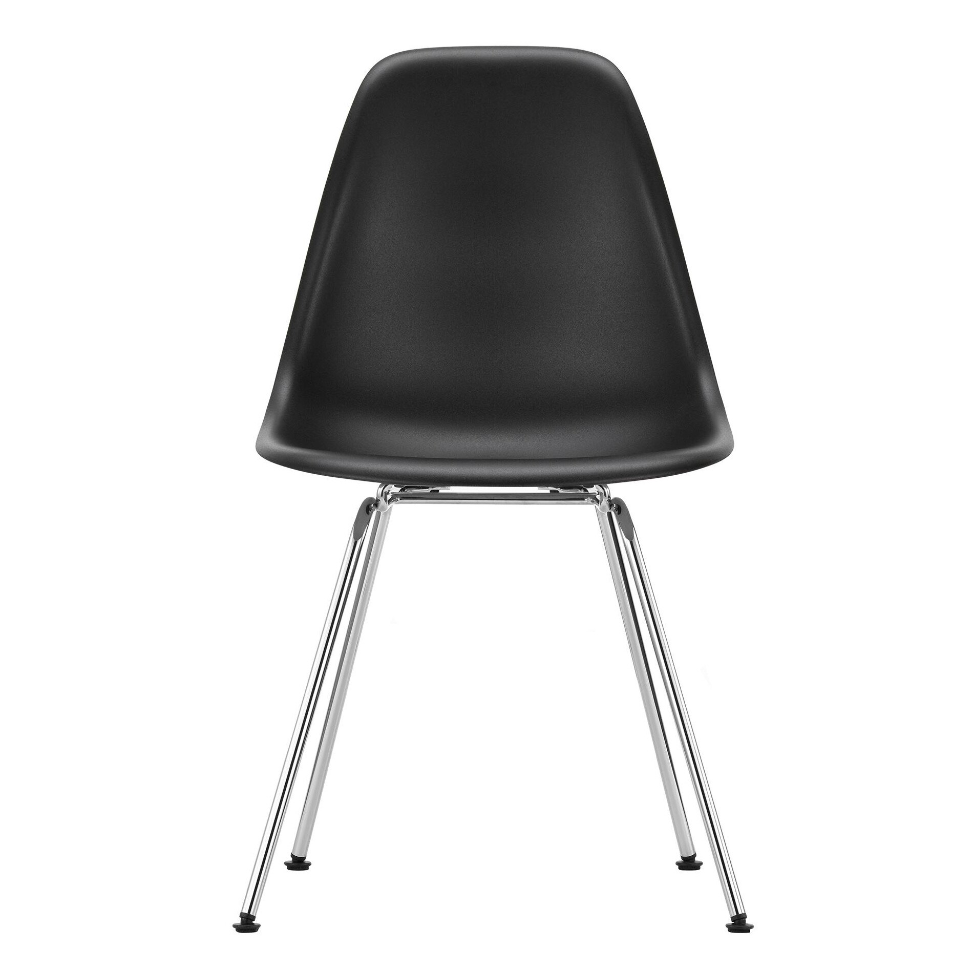 Eames Plastic Side Chair DSX RE Chromed Base