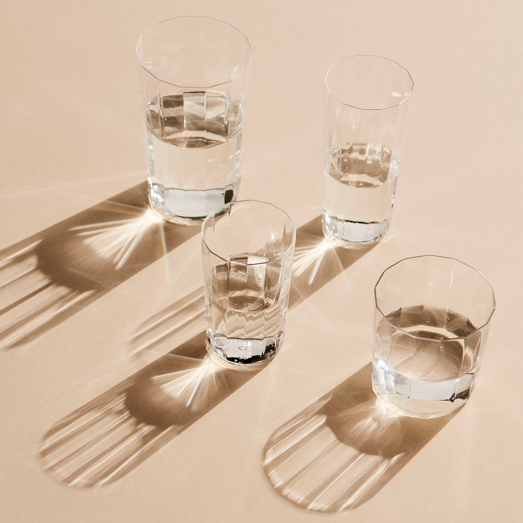 Angle Glass Set of 4