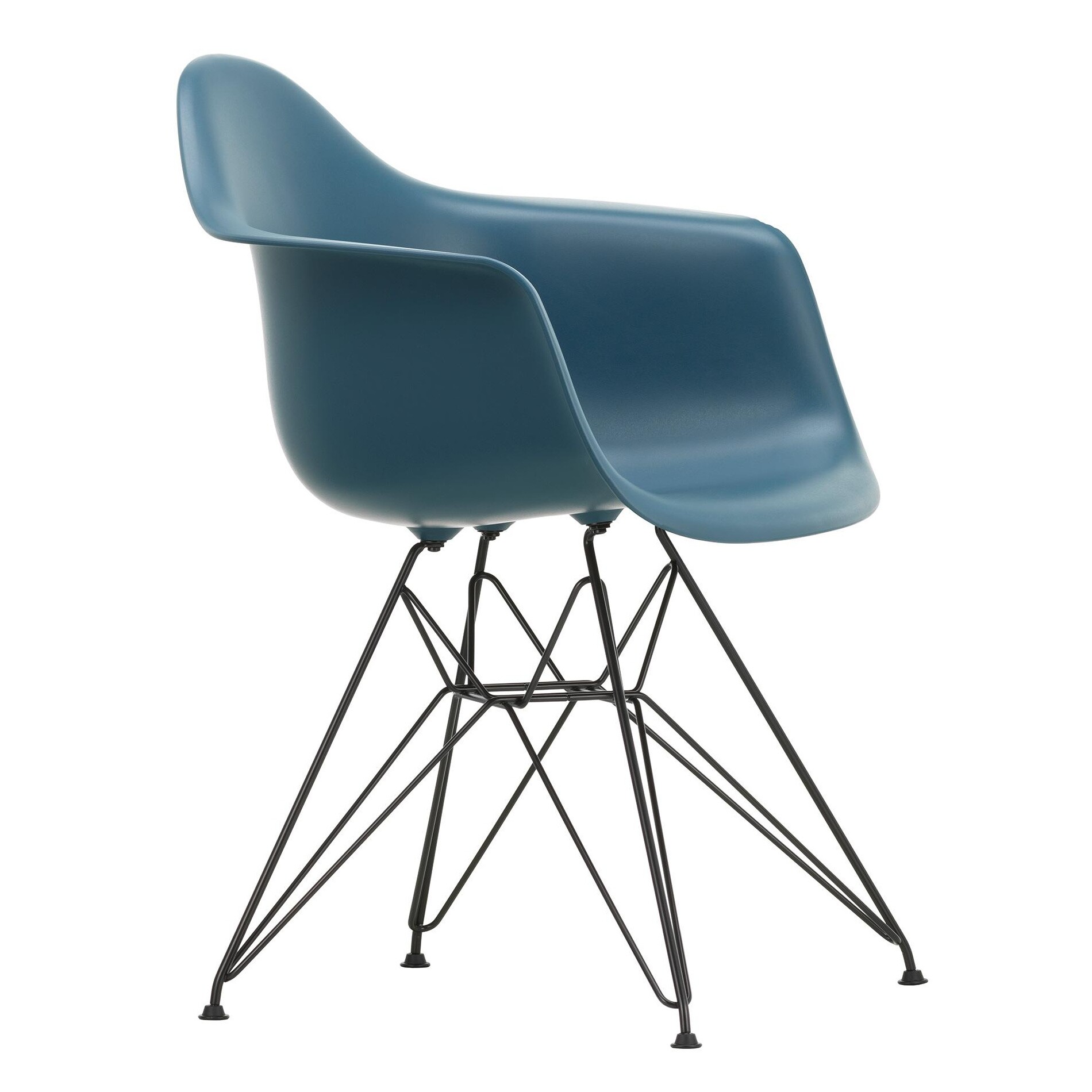 Eames Plastic Armchair DAR RE Black Base