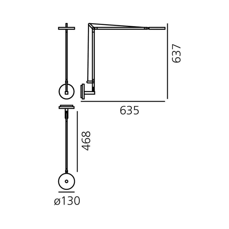 Demetra Parete LED Wall Lamp