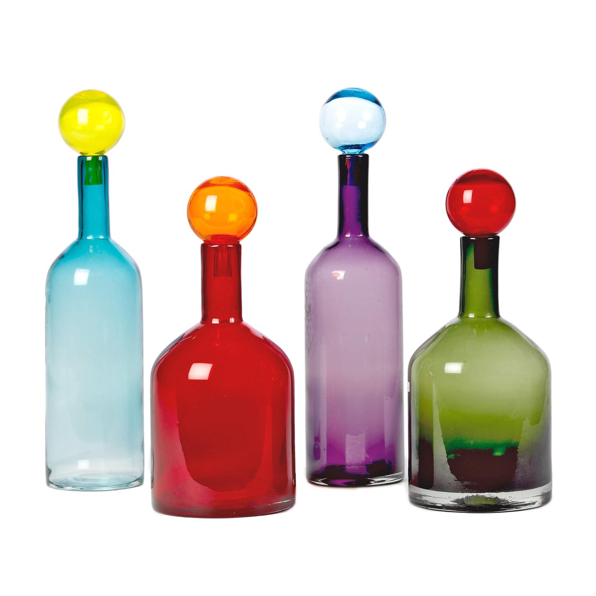 Bubbles & Bottles Carafe Set of 4