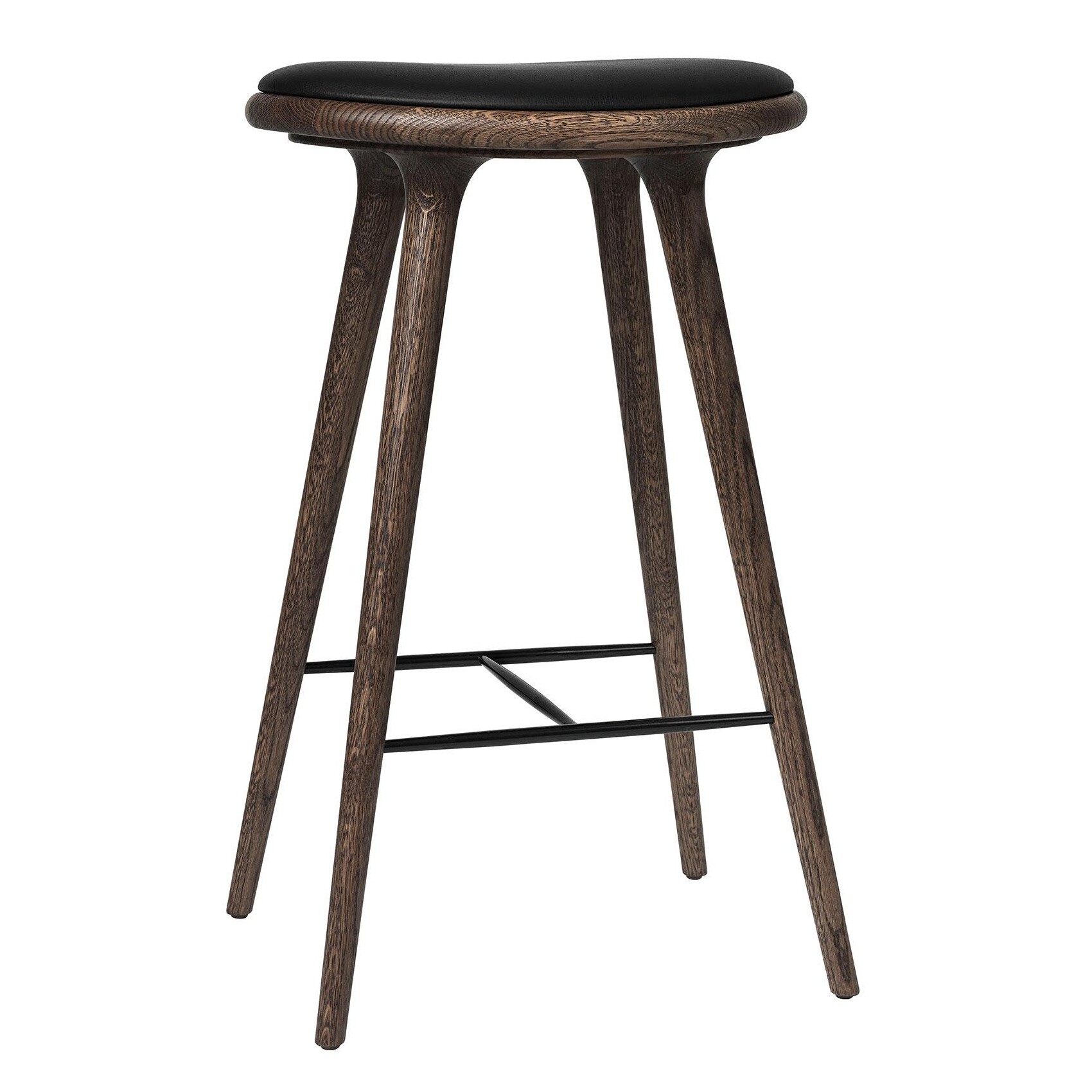 High Stool Oak Base H 74cm