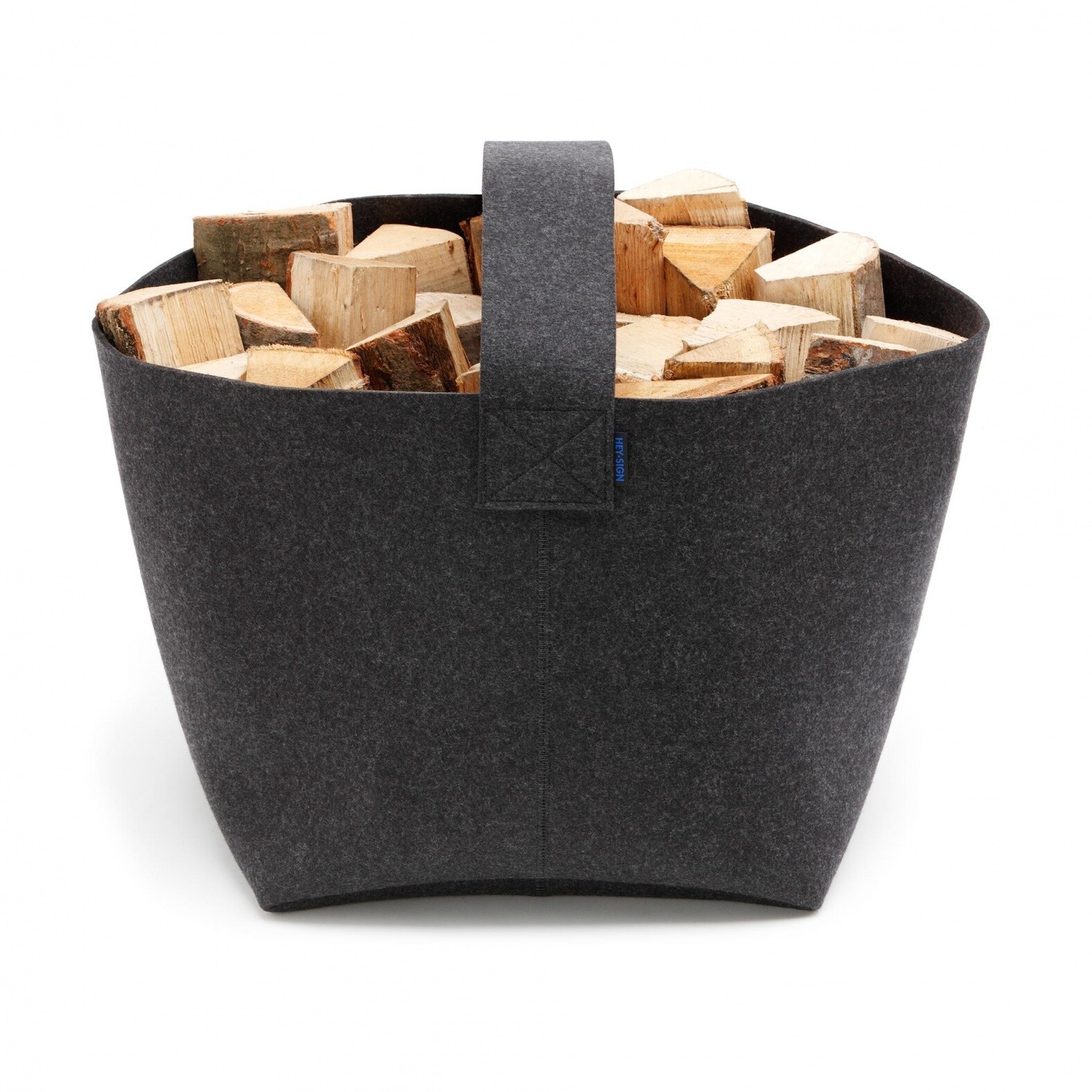 Felt Fire Wood Basket 48x50cm