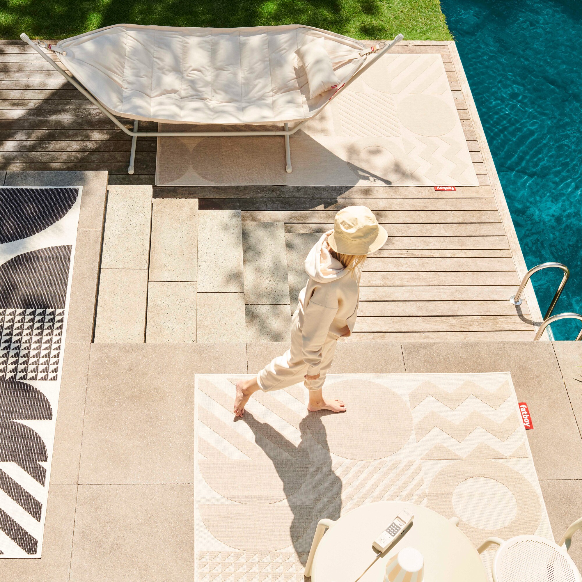 Headdemock Superb Hammock incl. Pillow Frame Light Grey