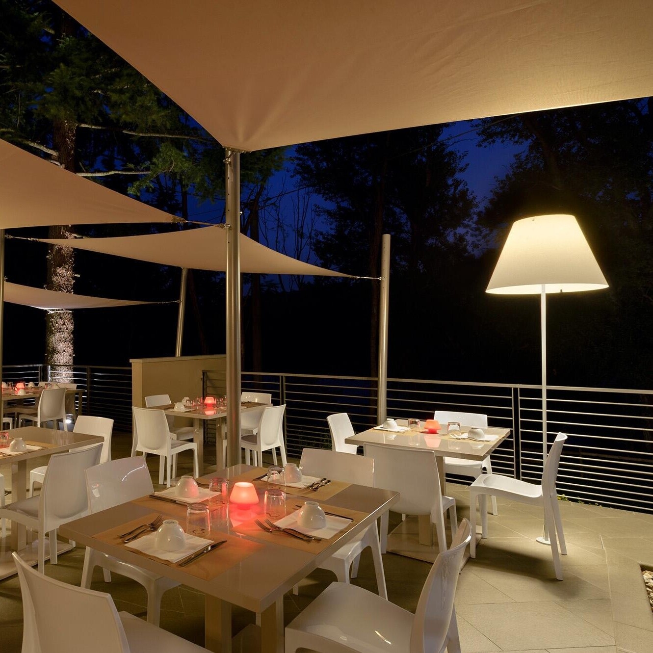 Costanza Terra Floor Lamp Telescope/Dimmer