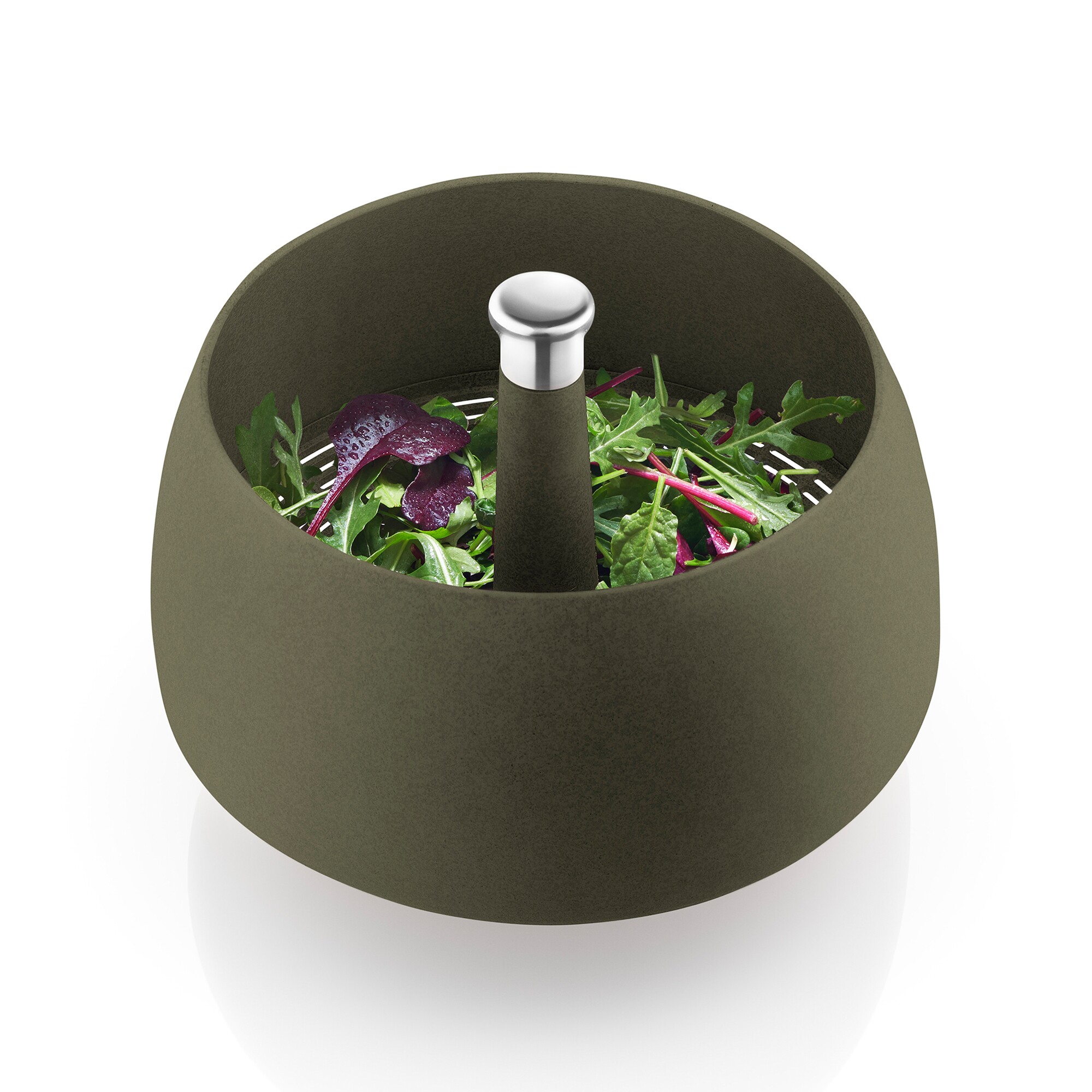 Green Tool Spinning Colander