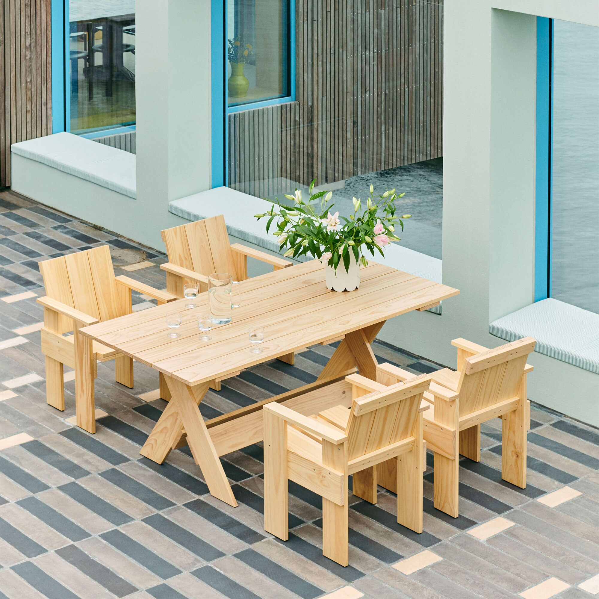 Crate Outdoor Dining Table 180cm