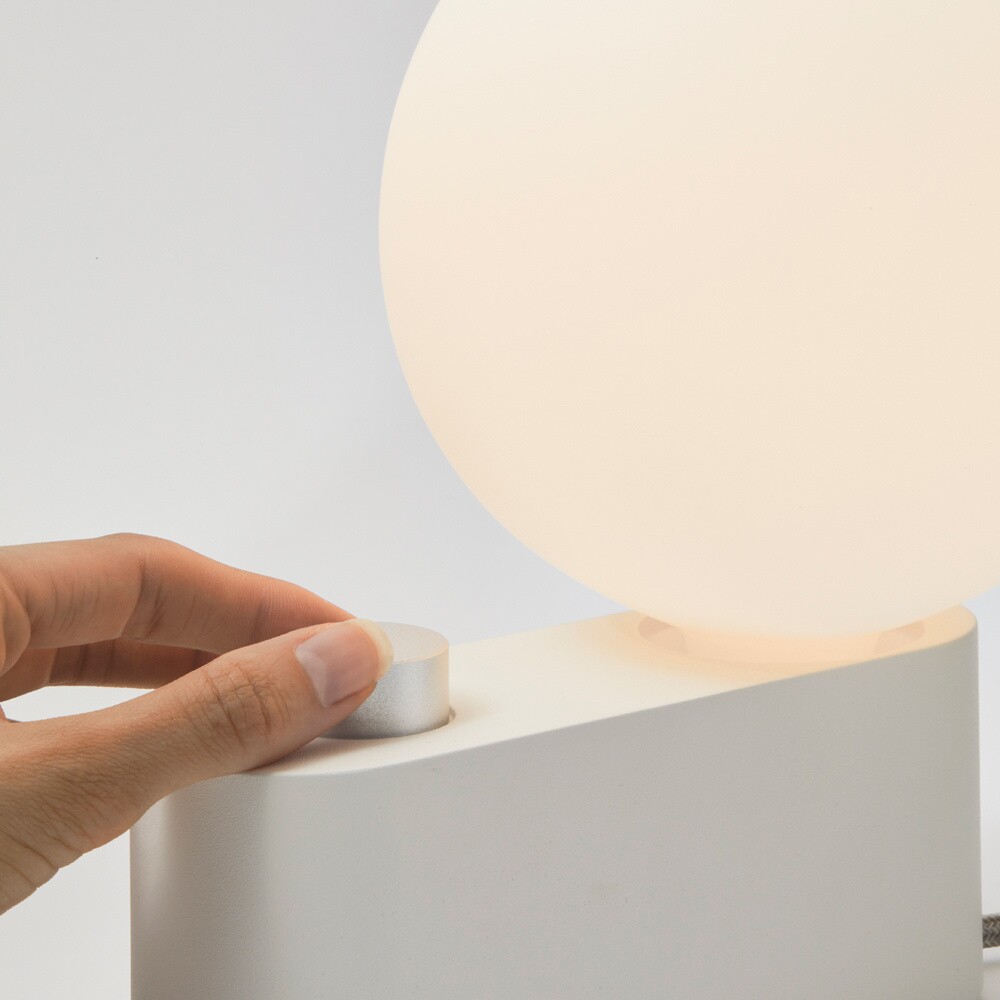 Alumina Table/Wall Lamp + Sphere IV LED E27 8W Dim To Warm