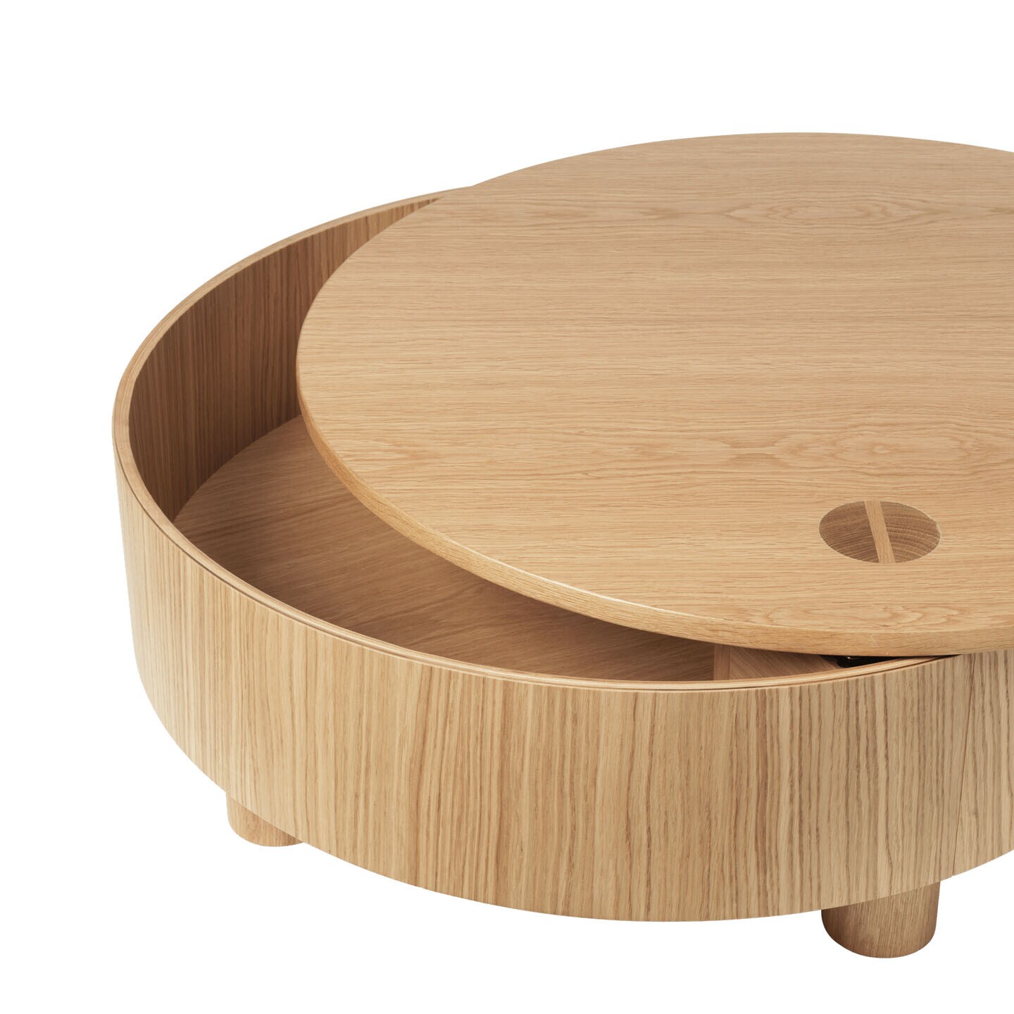 Olles Side Table with Storage