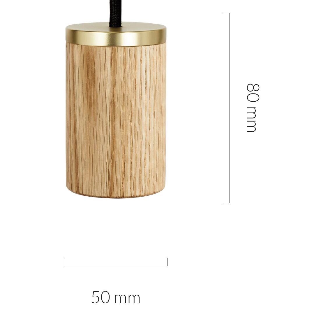 Oak Knuckle Suspension Lamp