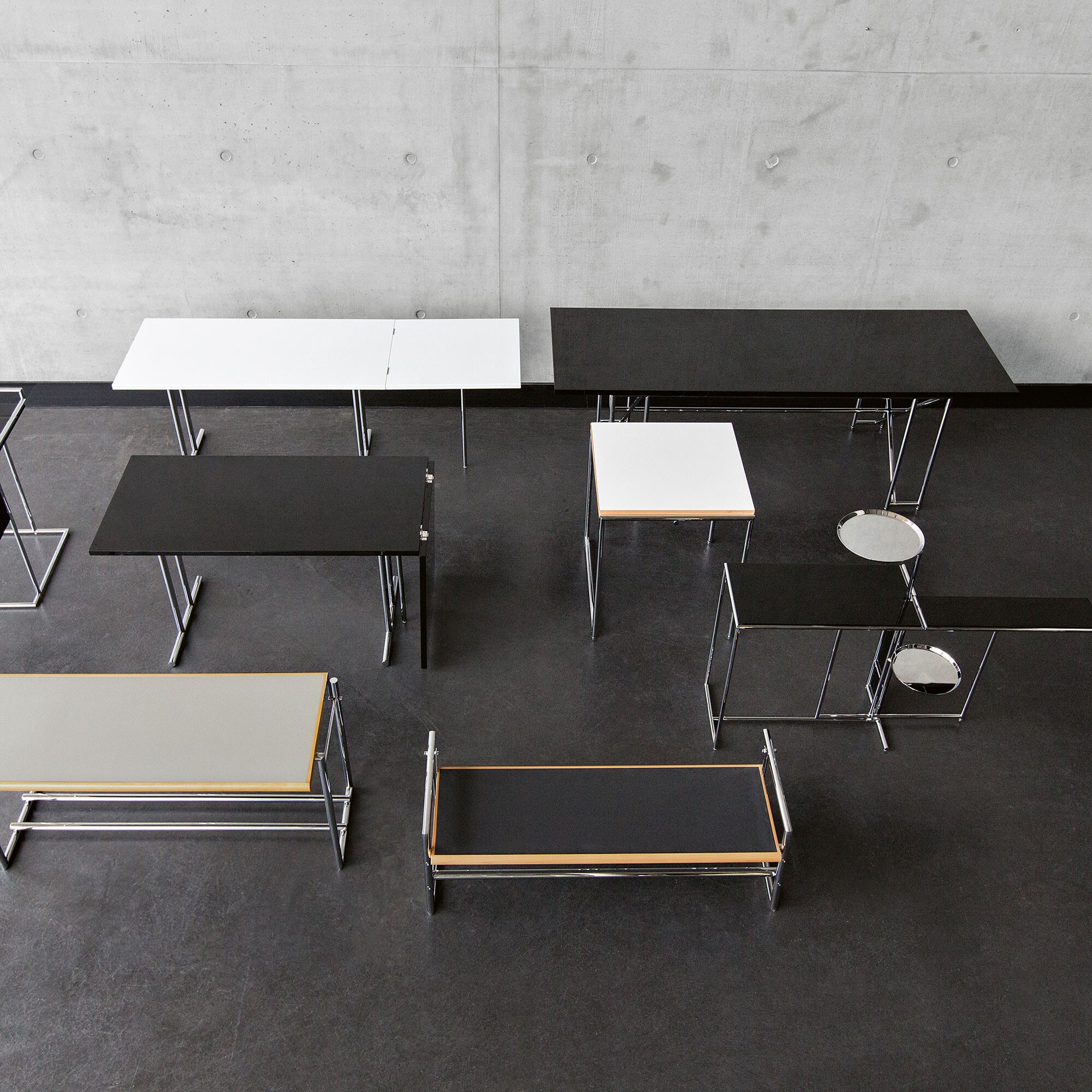 Menton Side Table Height Adjustable