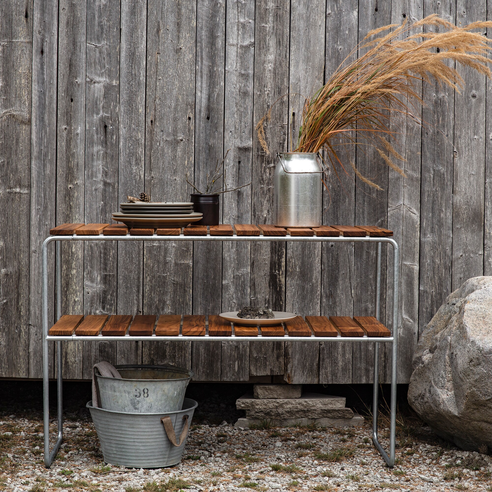 L105 Garden Side Table Teak