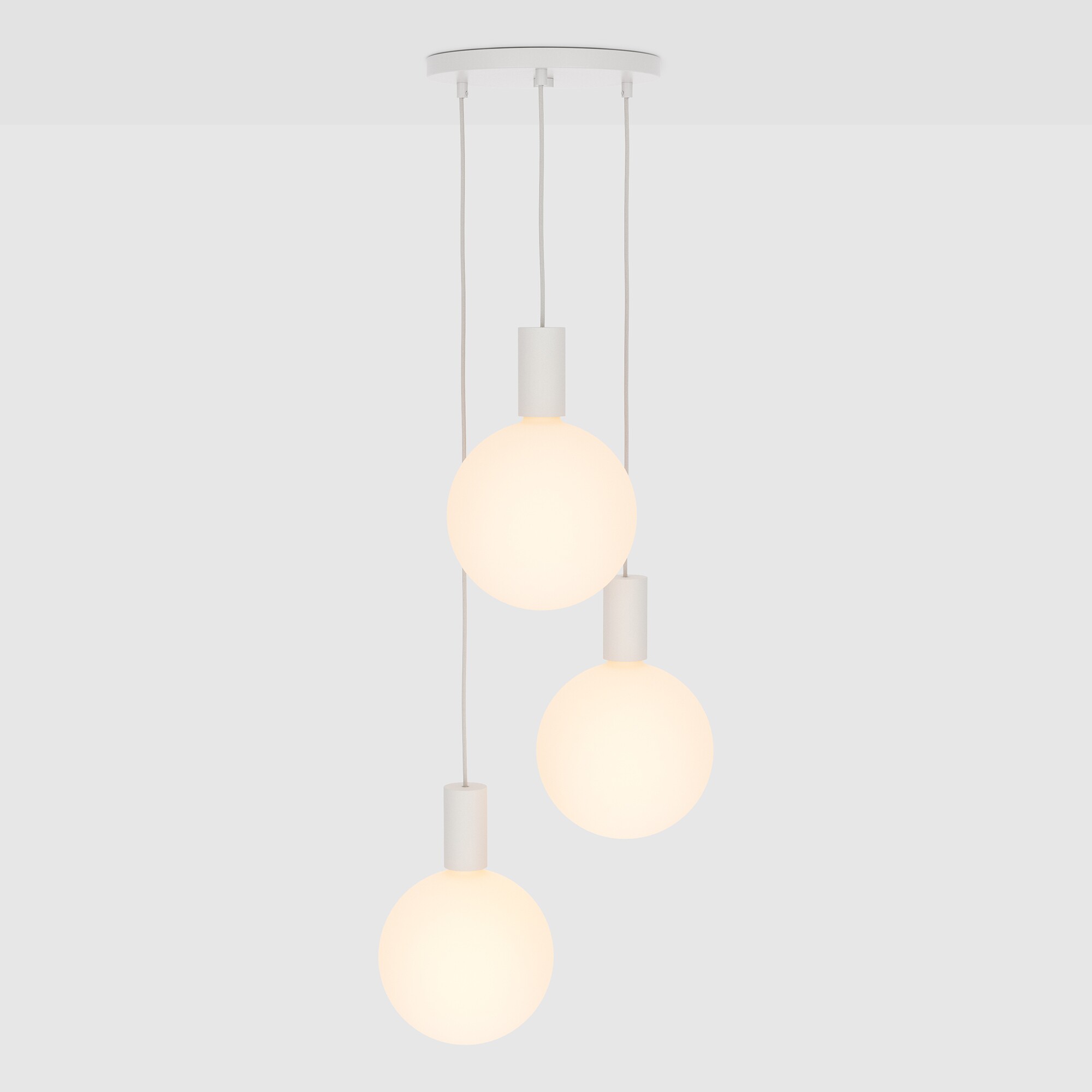 Alumina Triple Pendant Suspension Lamp