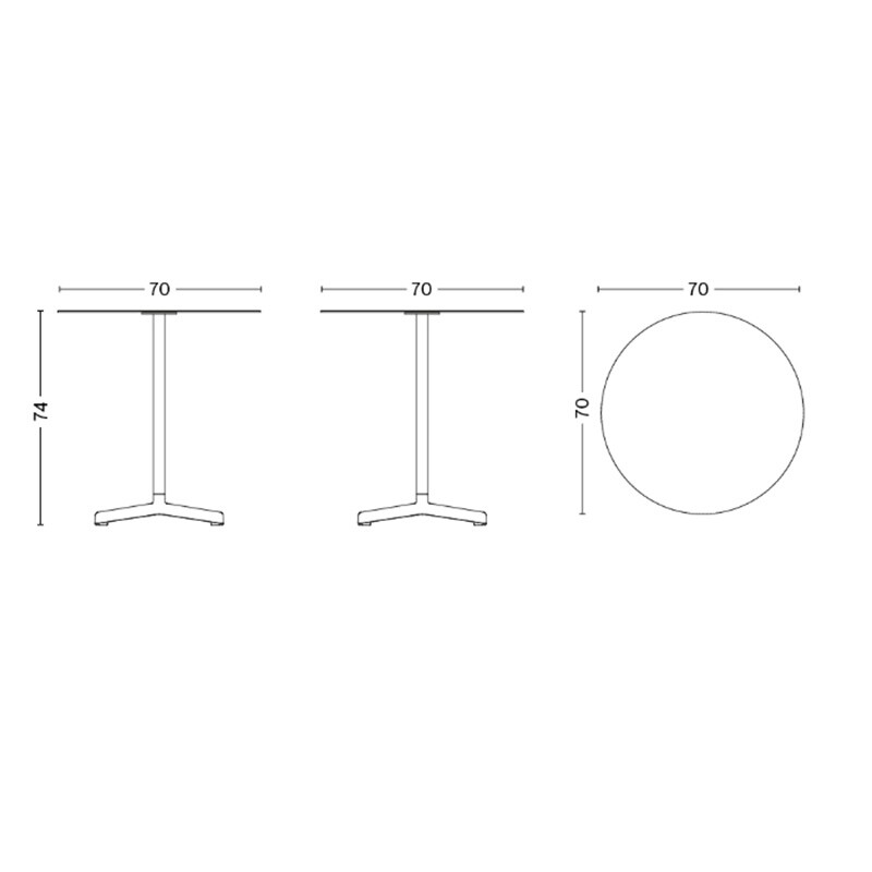 Neu Table Round Ø70cm