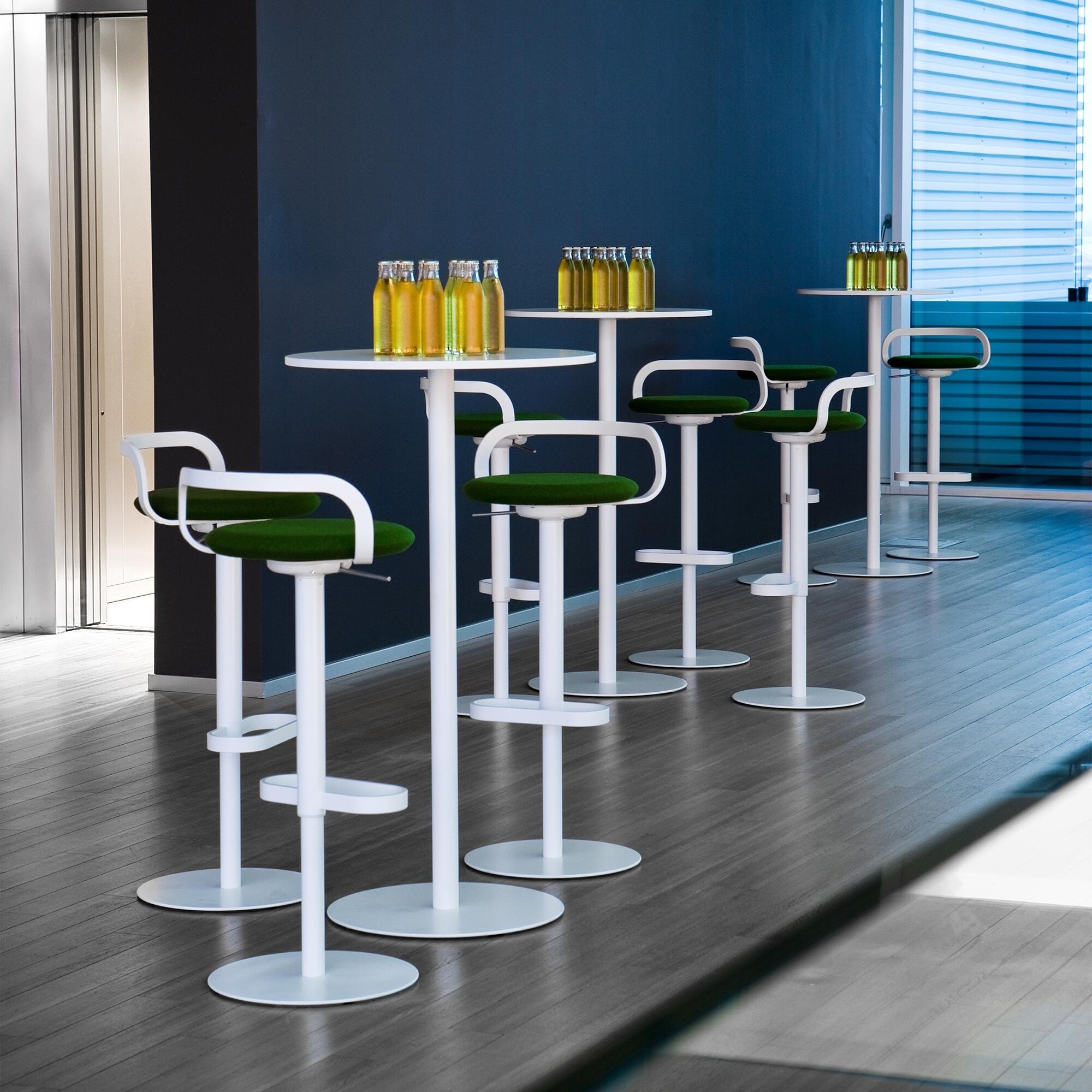 Mak S110 Bar Stool Seat Leather 55-80cm