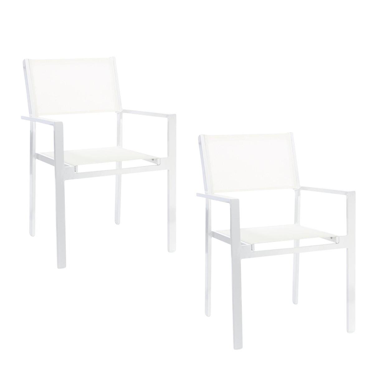 Cubic Garden Armchair Set of 2