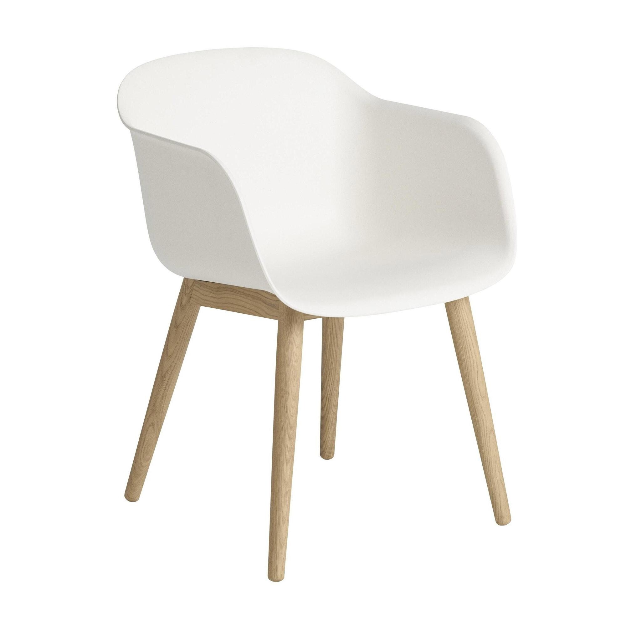 Fiber Chair Armchair Wood Base Recycled