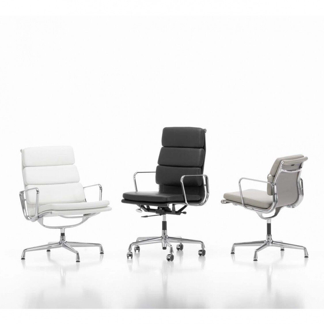 EA 208 Soft Pad Eames Alu Chair Office Chair