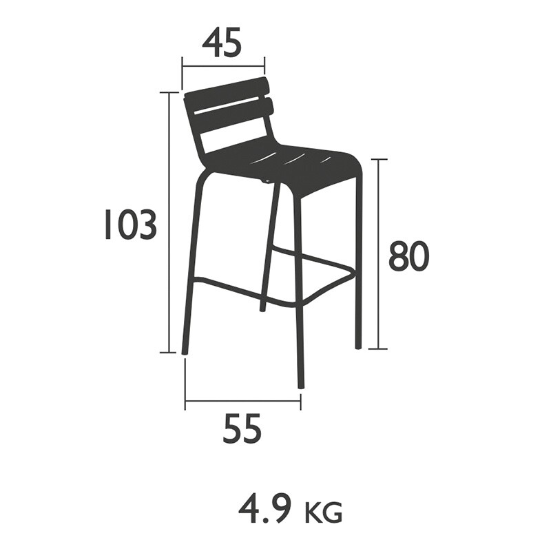 Luxembourg Bar Stool