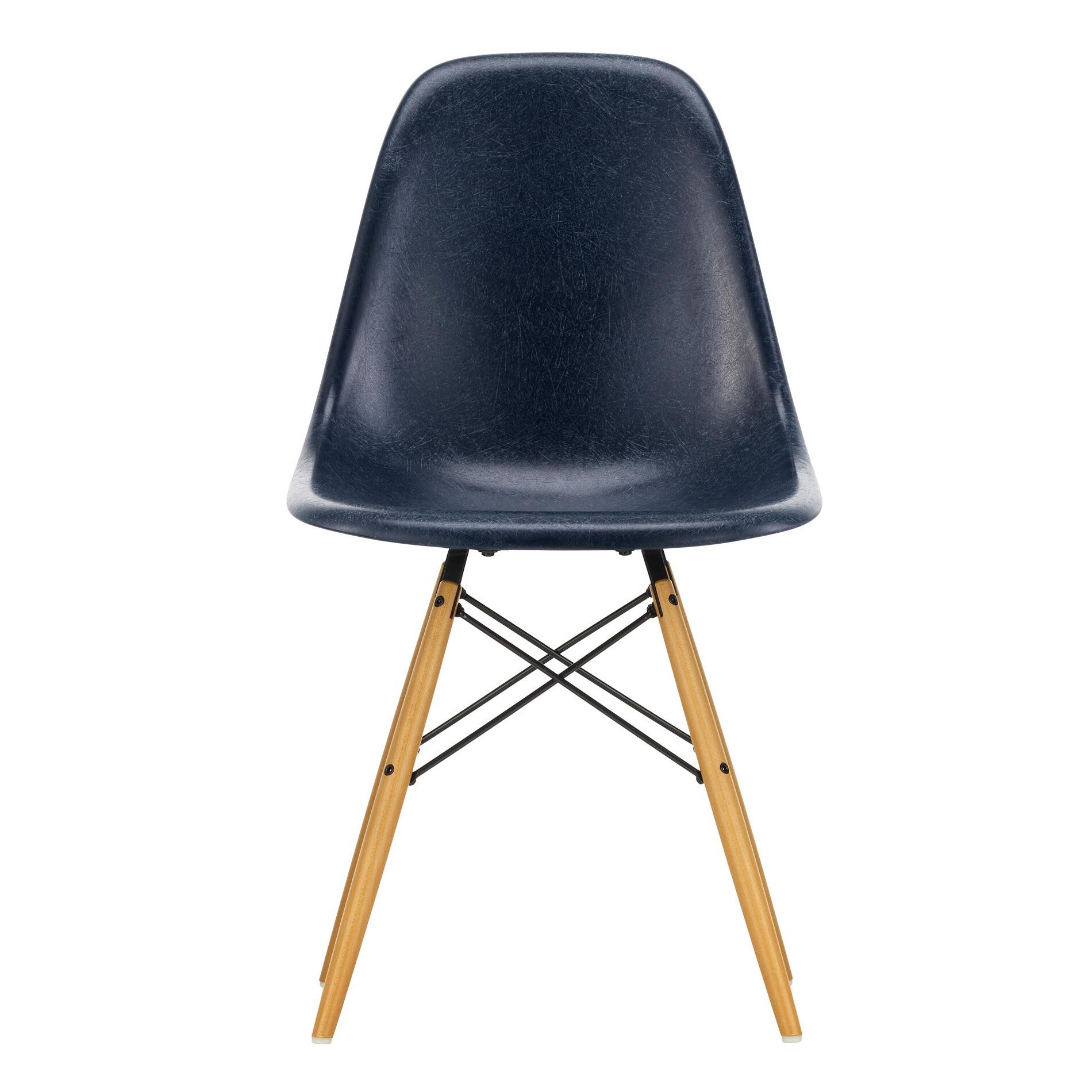 Eames Fiberglass Side Chair DSW Golden Maple