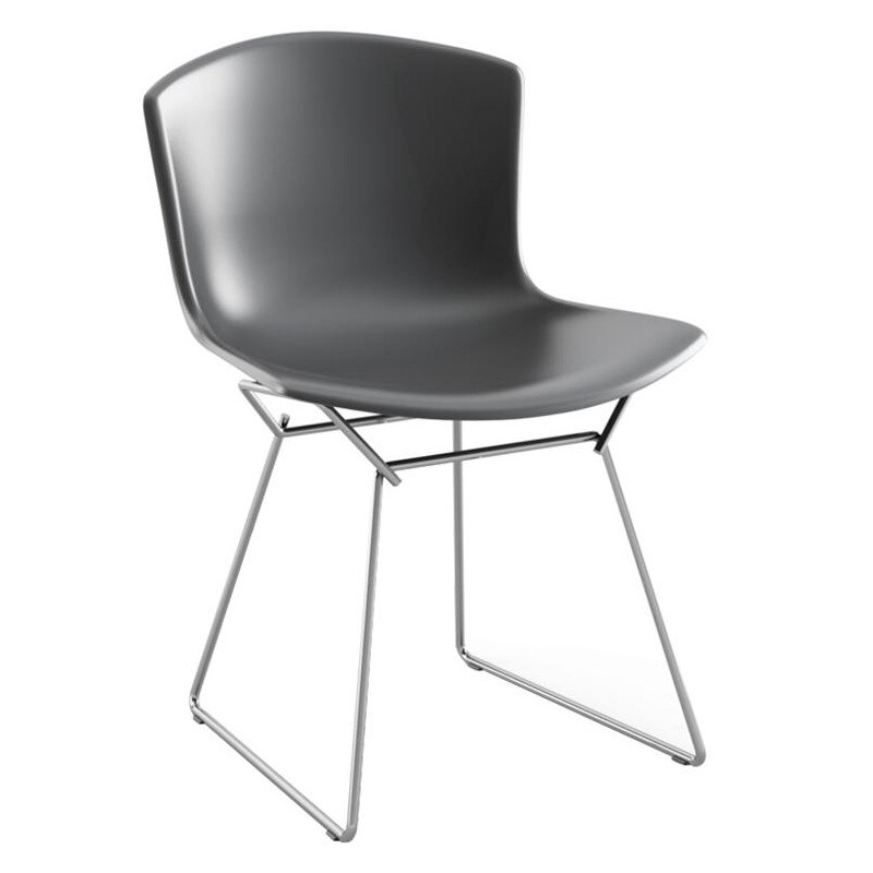 Bertoia Plastic Side Chair Frame Chromed
