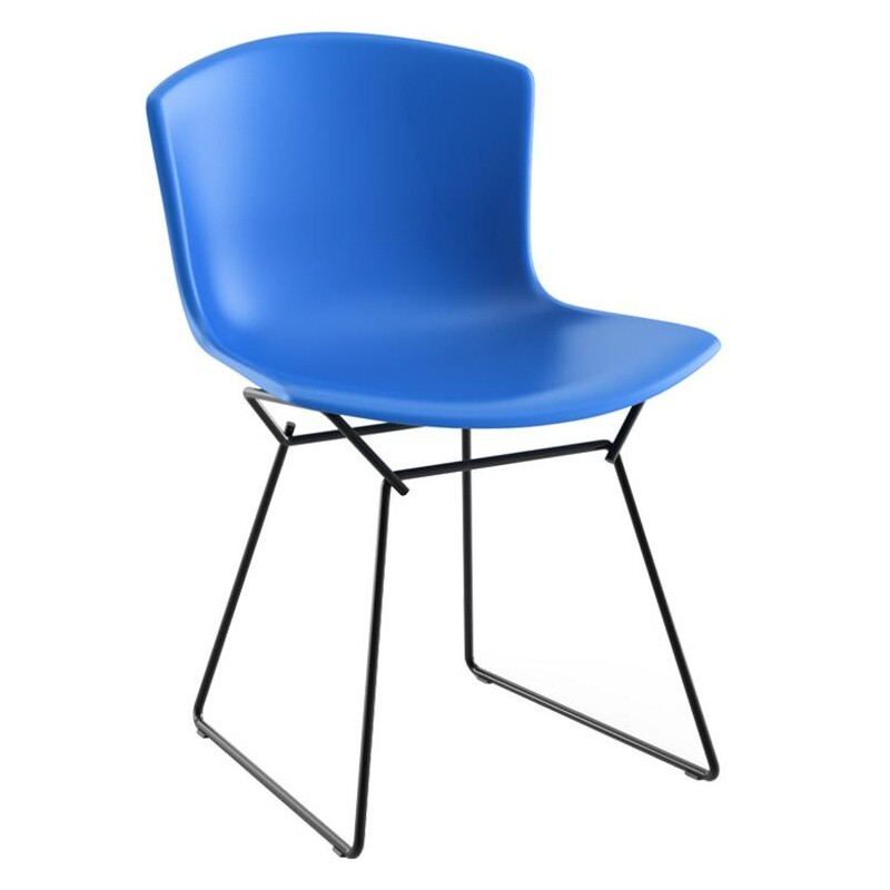 Bertoia Plastic Side Chair Frame Black