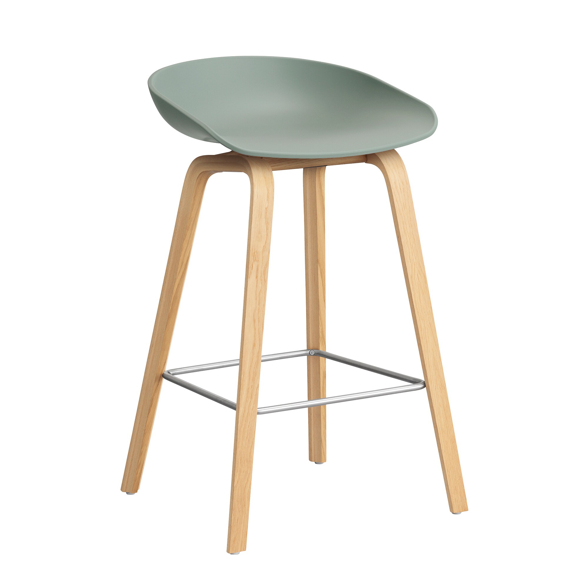 AAS 32 2.0 Bar Stool Low Lacquered Oak