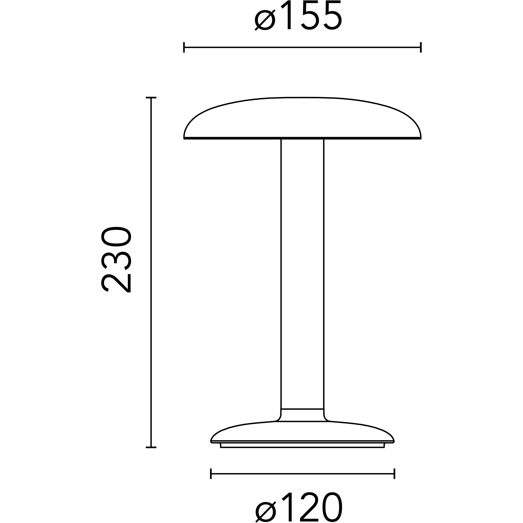 Gustave LED Table Lamp with Accu