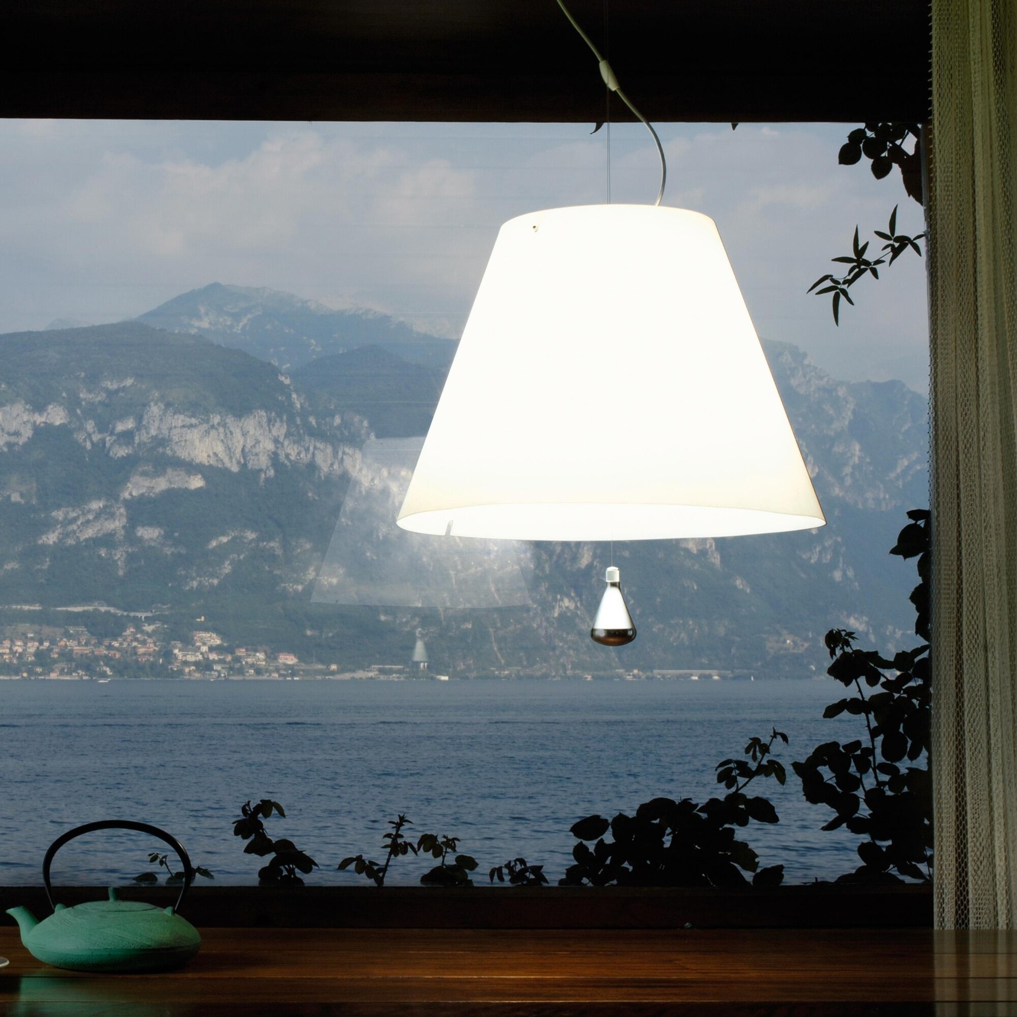 Costanza Suspended Lamp with Counterweight Ø 40cm