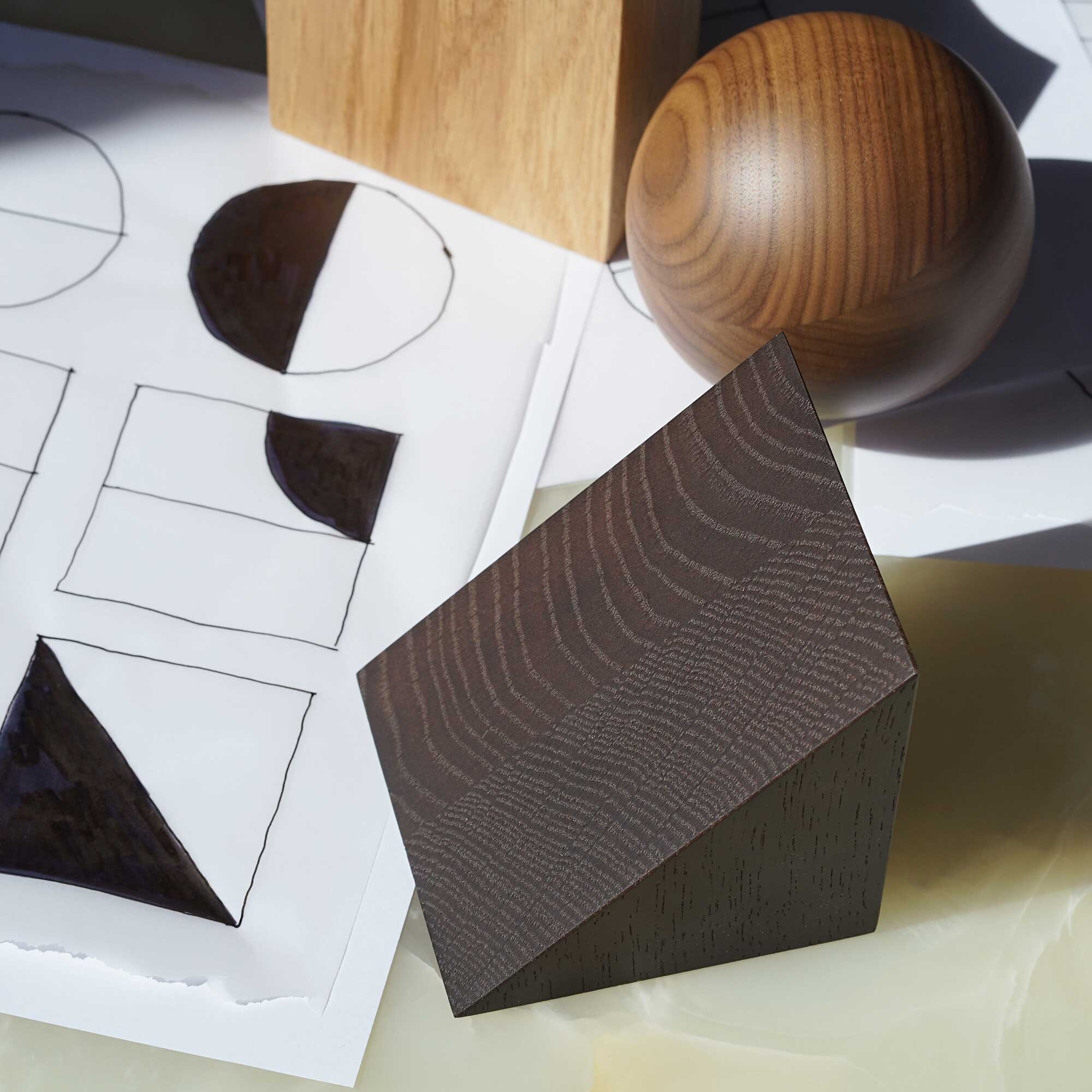 August Wooden Elements Set of 3