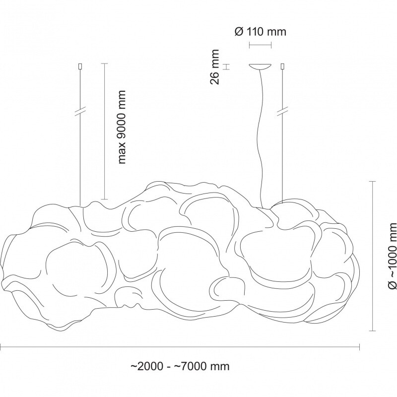 Mamacloud LED Suspension Lamp
