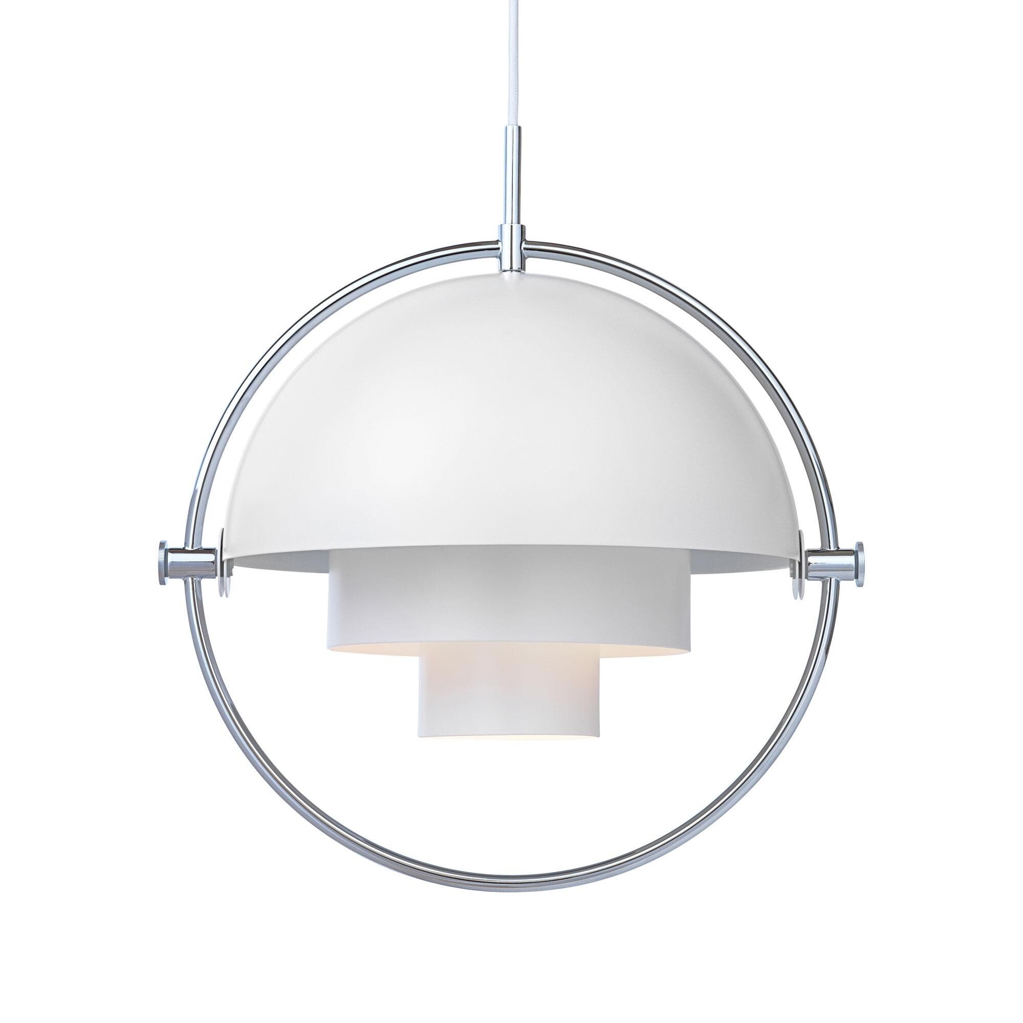 Multi-Lite Suspension Lamp Ø36cm Frame Chrome