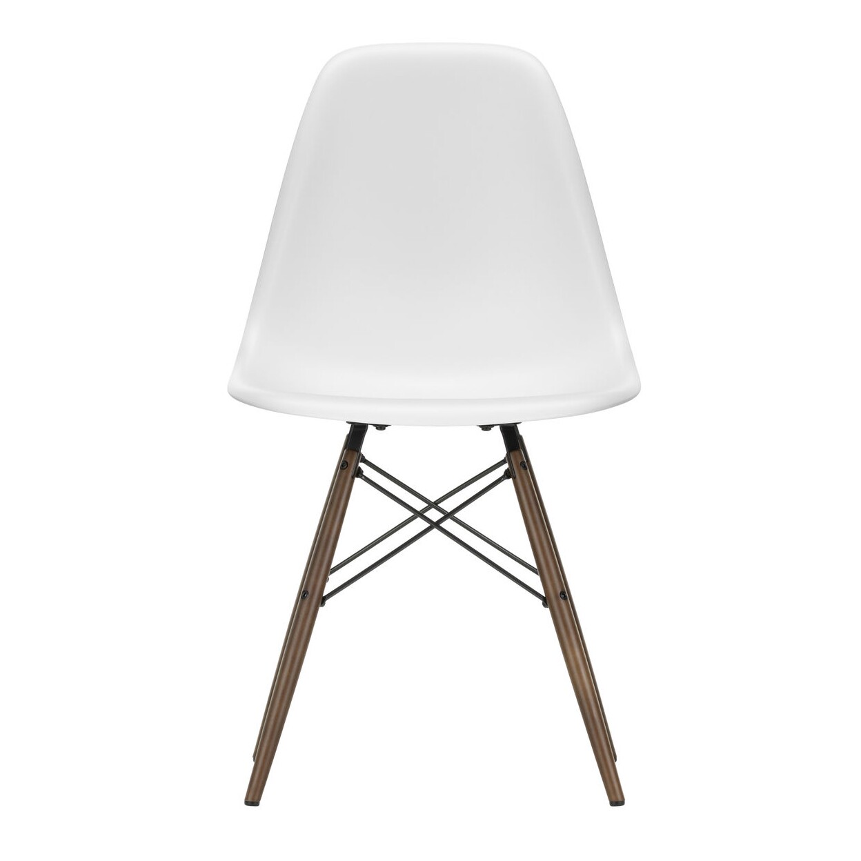 Eames Plastic Side Chair DSW RE Dark Maple Base