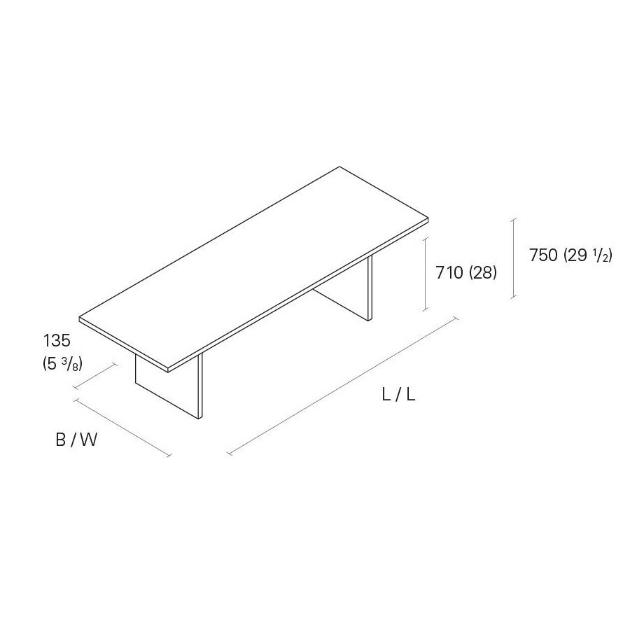 e15 TA23 Ashida Dining Table