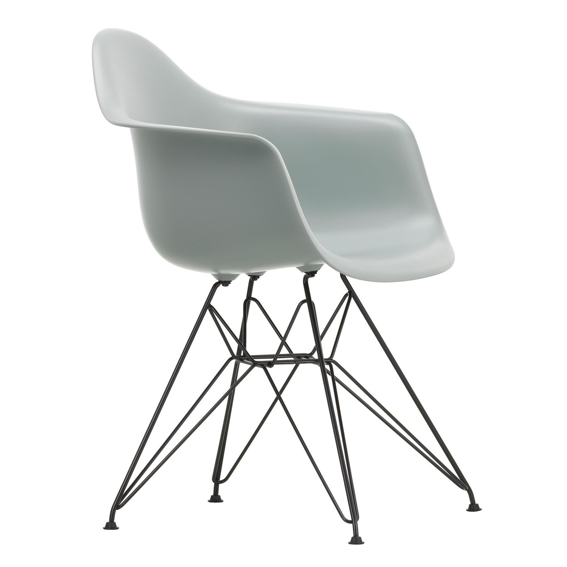 Eames Plastic Armchair DAR RE Black Base