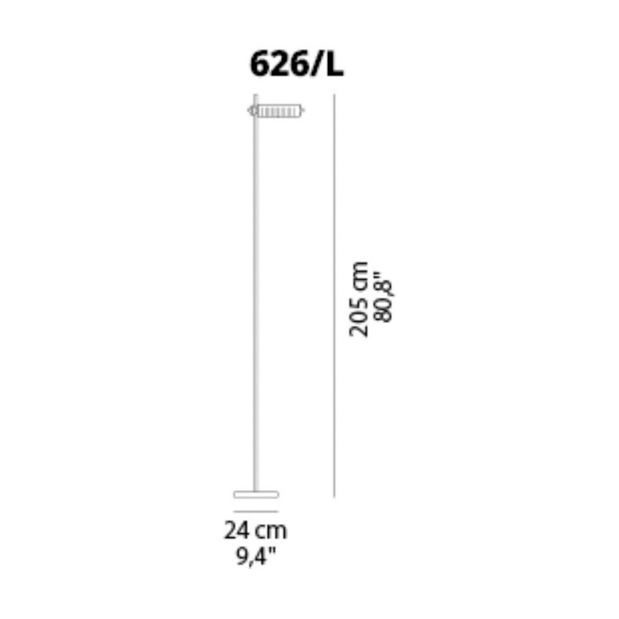 Colombo 626/L LED Floor Lamp