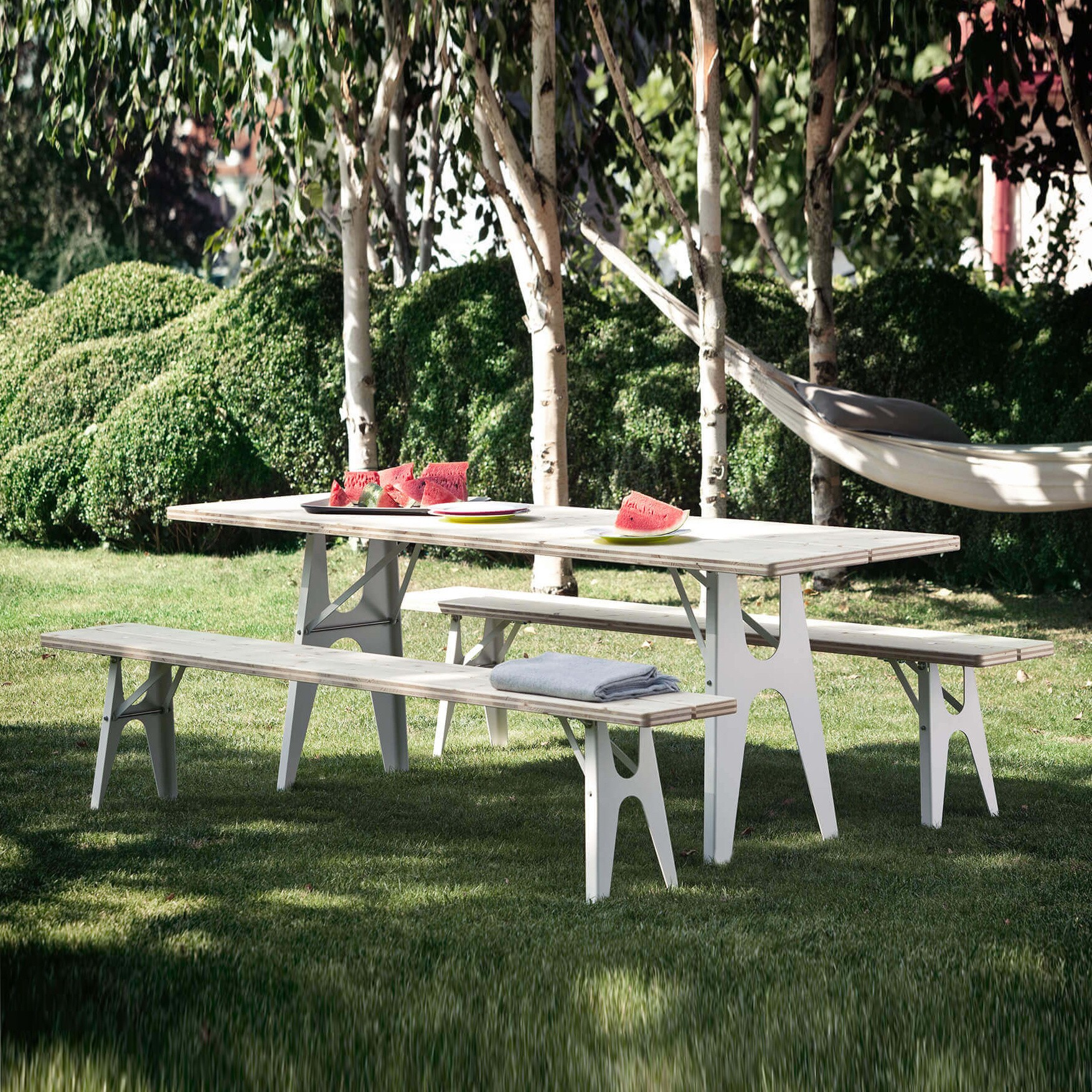 Ludwig Garden Bench 220x30x46cm