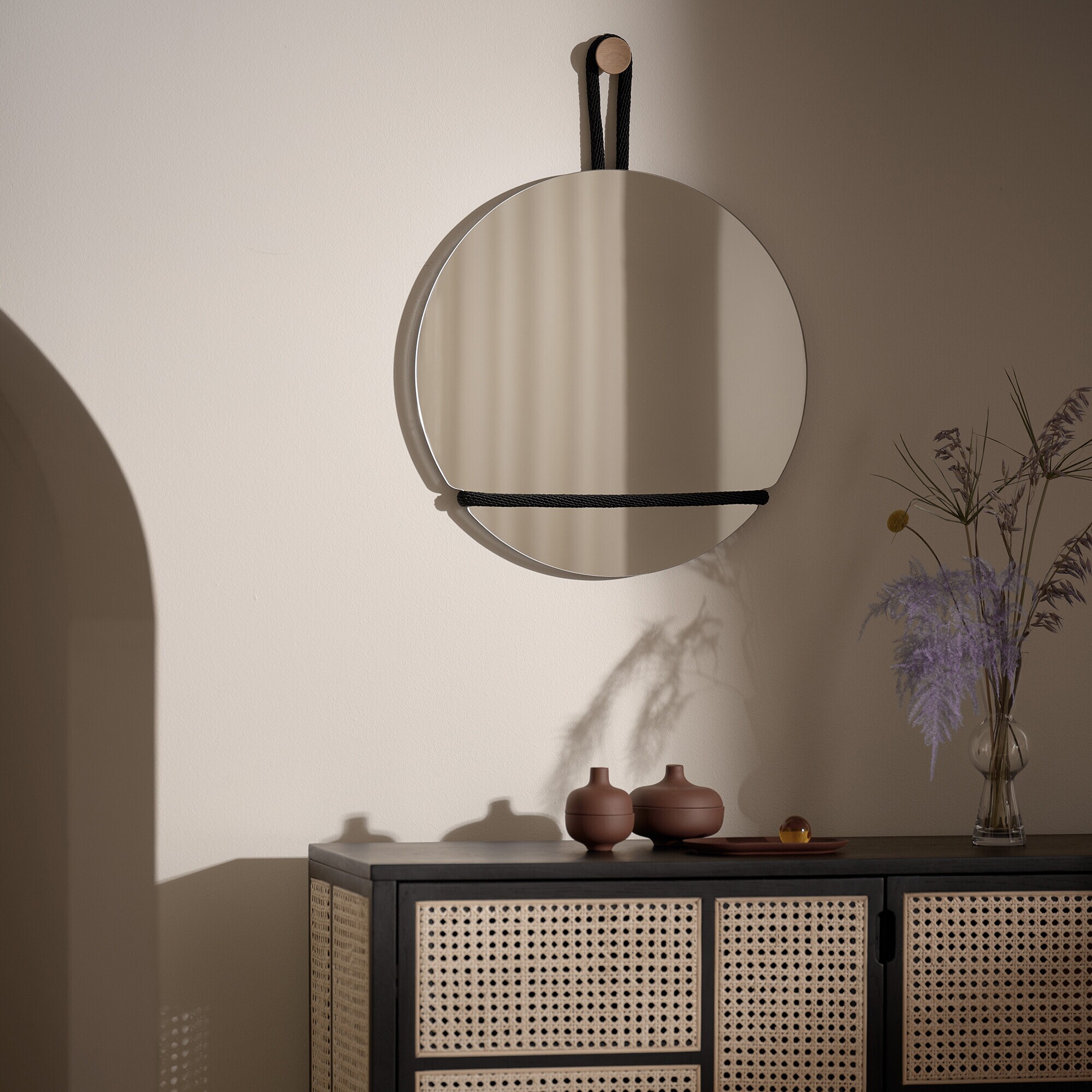 Lasso Wall Mirror Round Ø 50cm